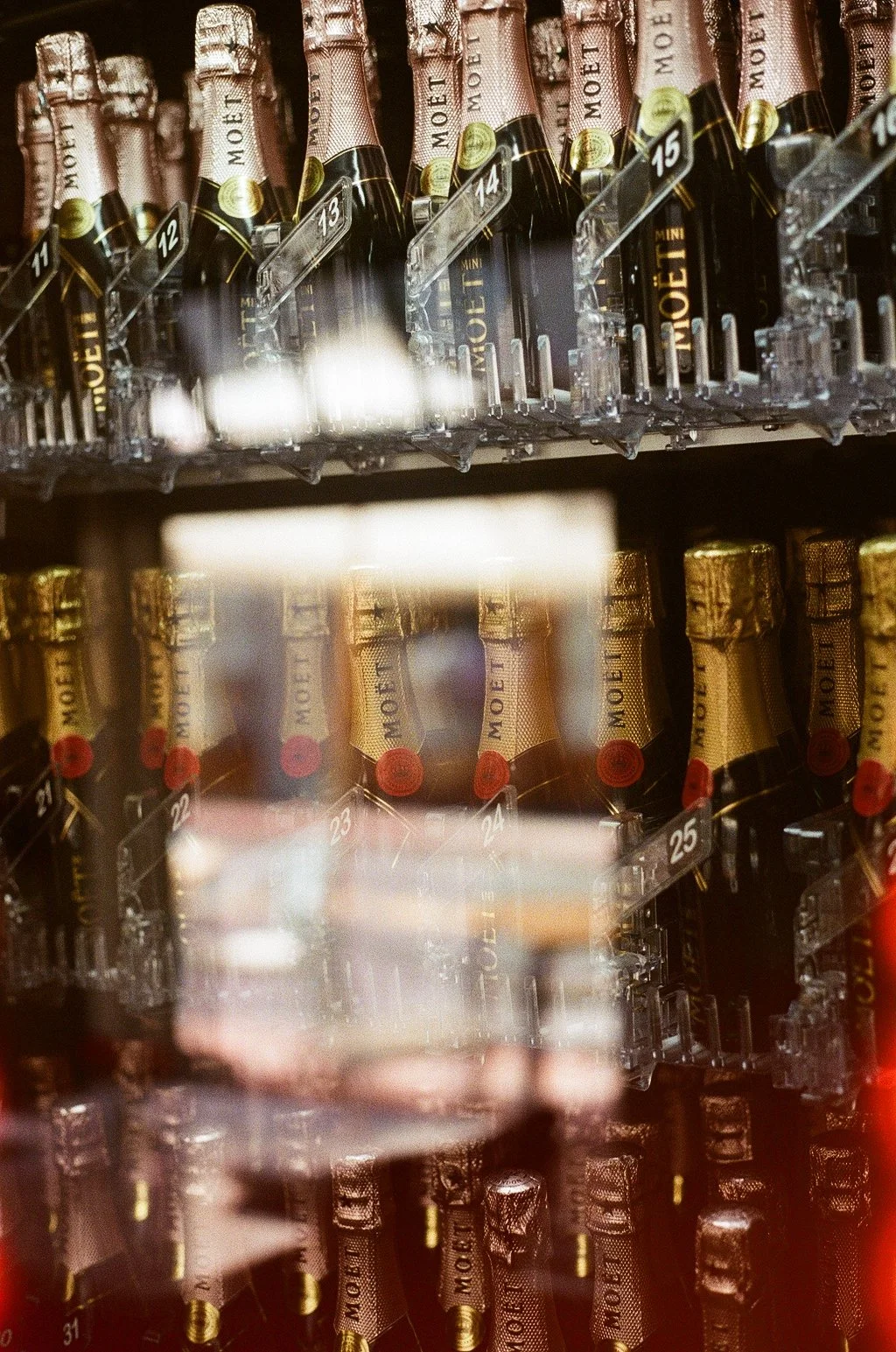 Moet Chandon champagne vending machine San Francisco California wedding and elopement photographer by Andrea Vodickova