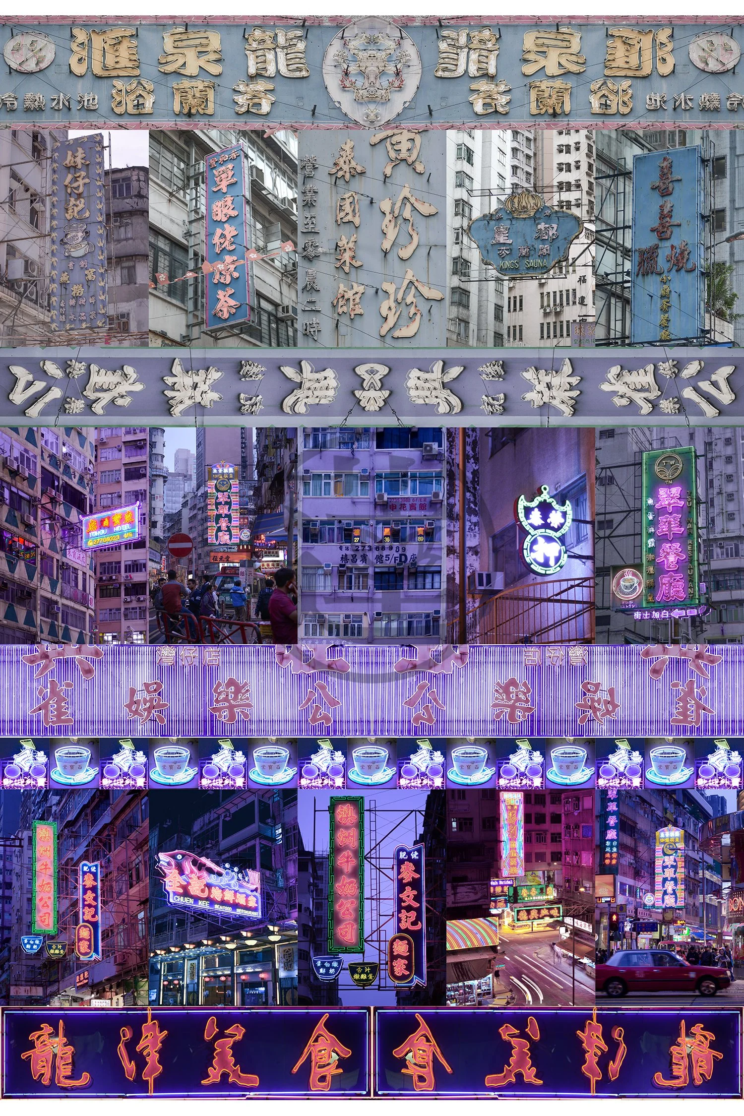 OMBRÉ - Violet Neon