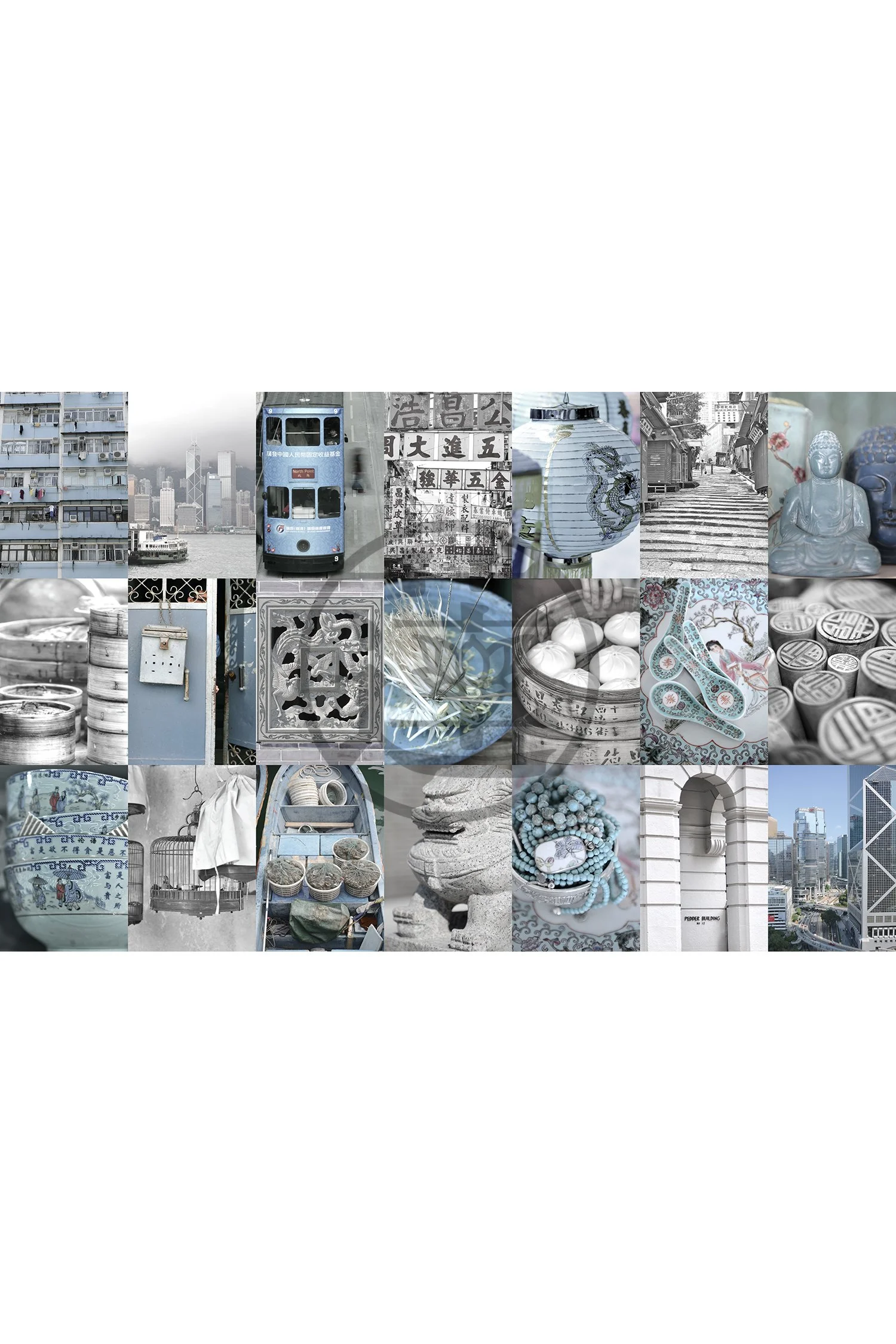 HONG KONG - China Blue (landscape)