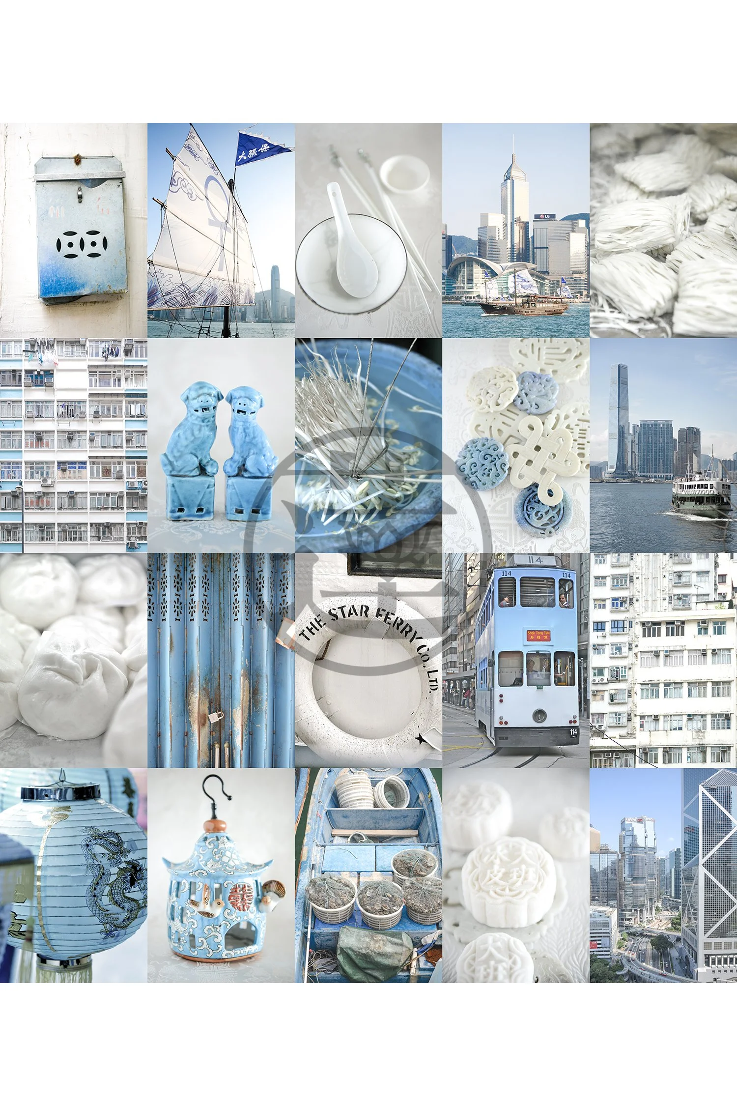 HONG KONG - Aqua Blue