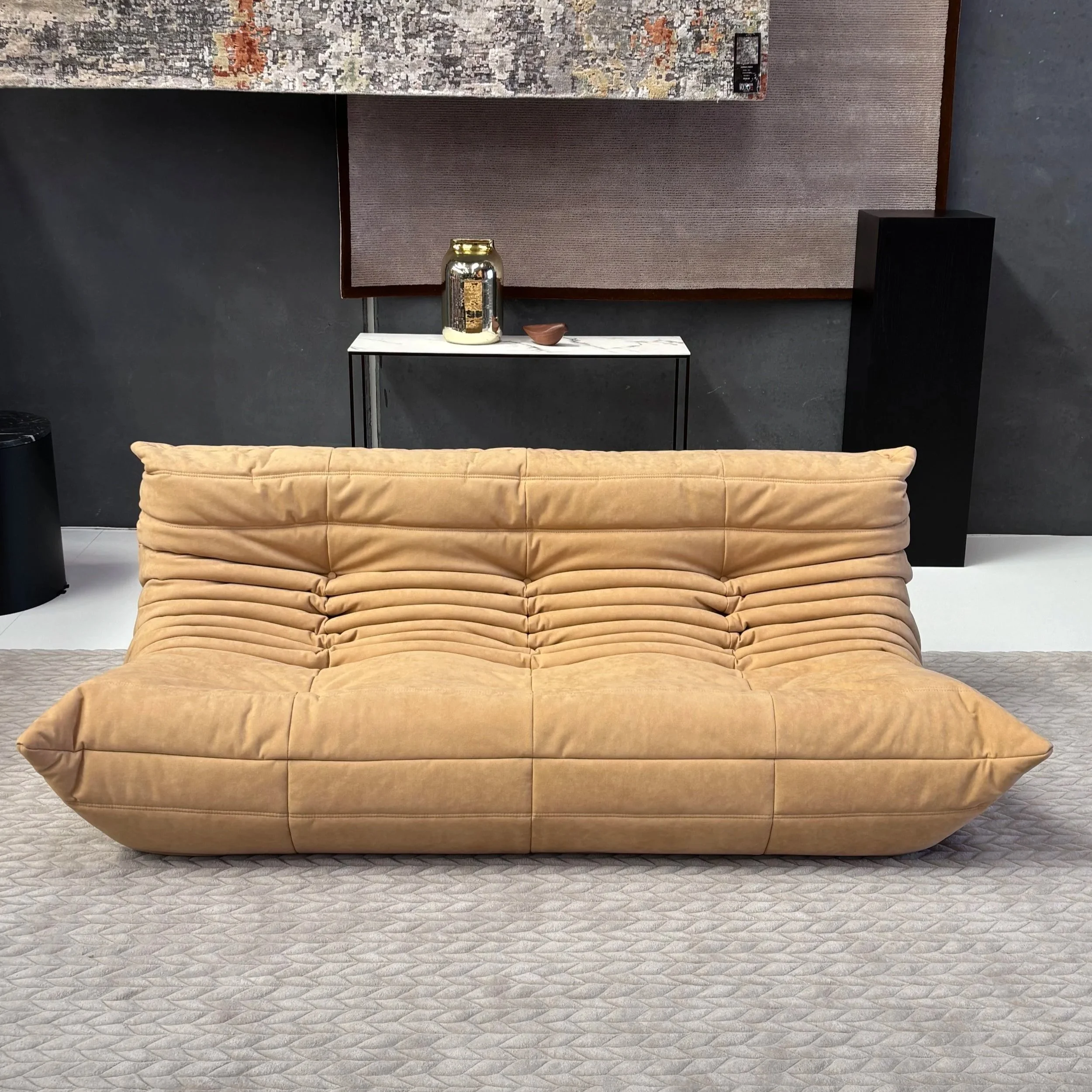 TOGO LARGE SETTEE ALCANTARA SADDLE