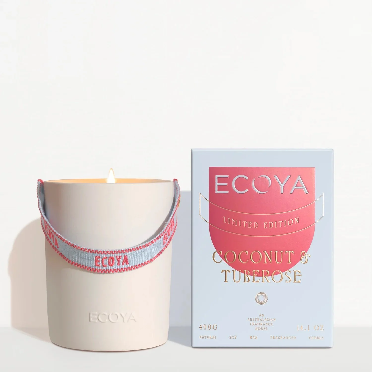 Coconut & Tuberose Ceramic Candle