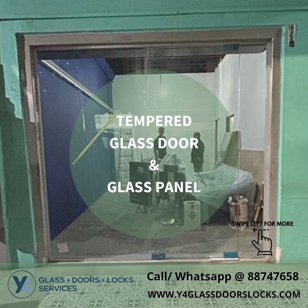 Tempered glass door and glass panel installed
&bull;
In need of an urgent job ? Contact us immediately, we attend to Emergency Cases at any time, *24/7! (*Only Emergency &amp; Immediate cases)
We provide services for both commercial and residential.
