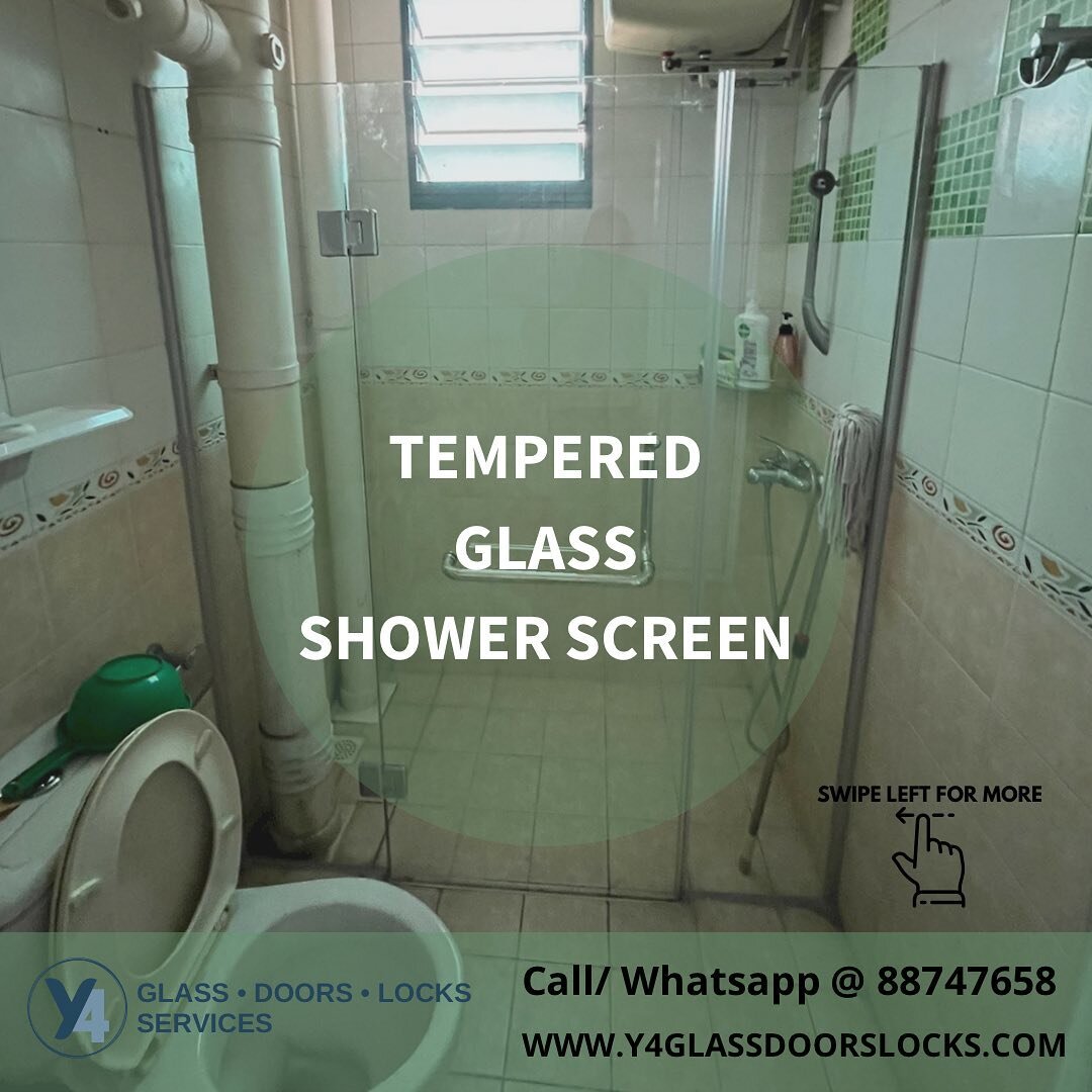 Tempered Glass shower screen installed
&bull;
In need of an urgent job ? Contact us immediately, we attend to Emergency Cases at any time, *24/7! (*Only Emergency &amp; Immediate cases)
We provide services for both commercial and residential.
&bull;
