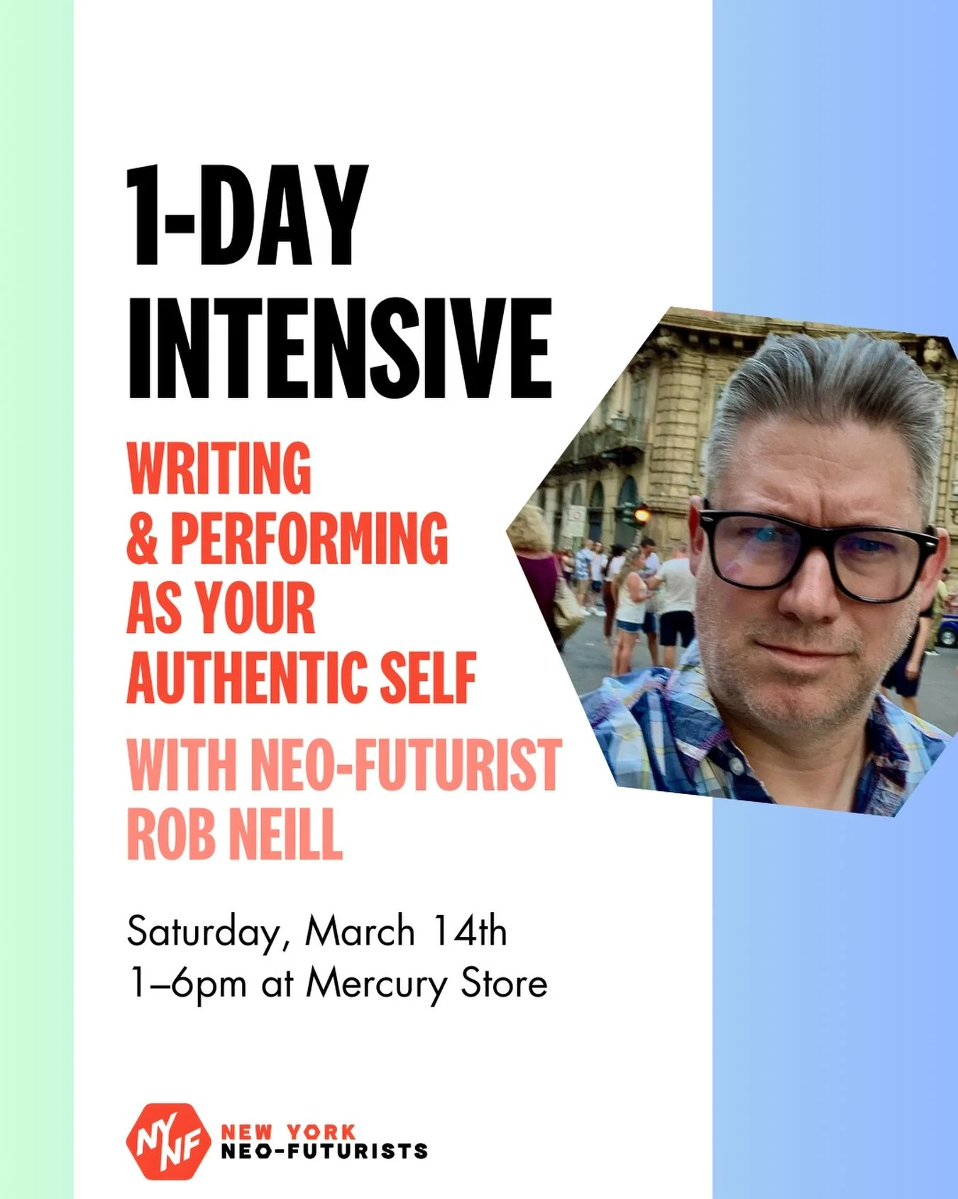 Enrollment is open! ✏️ Register for our upcoming single-day intensive! Led by founding ensemble member and former Artistic Director Rob Neill, this intensive focuses on making work that is honest, immediate, and unmistakably yours.

Through structure