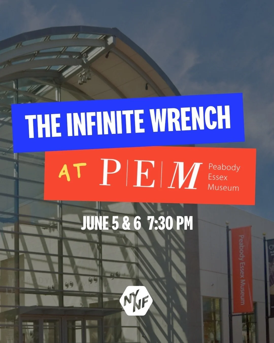 THE INFINITE WRENCH is hitting the road next weekend for a visit to Salem&rsquo;s @peabodyessex, part of PEM Presents! Join the Neo-Futurists, visit the museum, and make a day of it!

Featuring @ameliafbeth, @astronautone, @val___ramz, Mike Manship, 