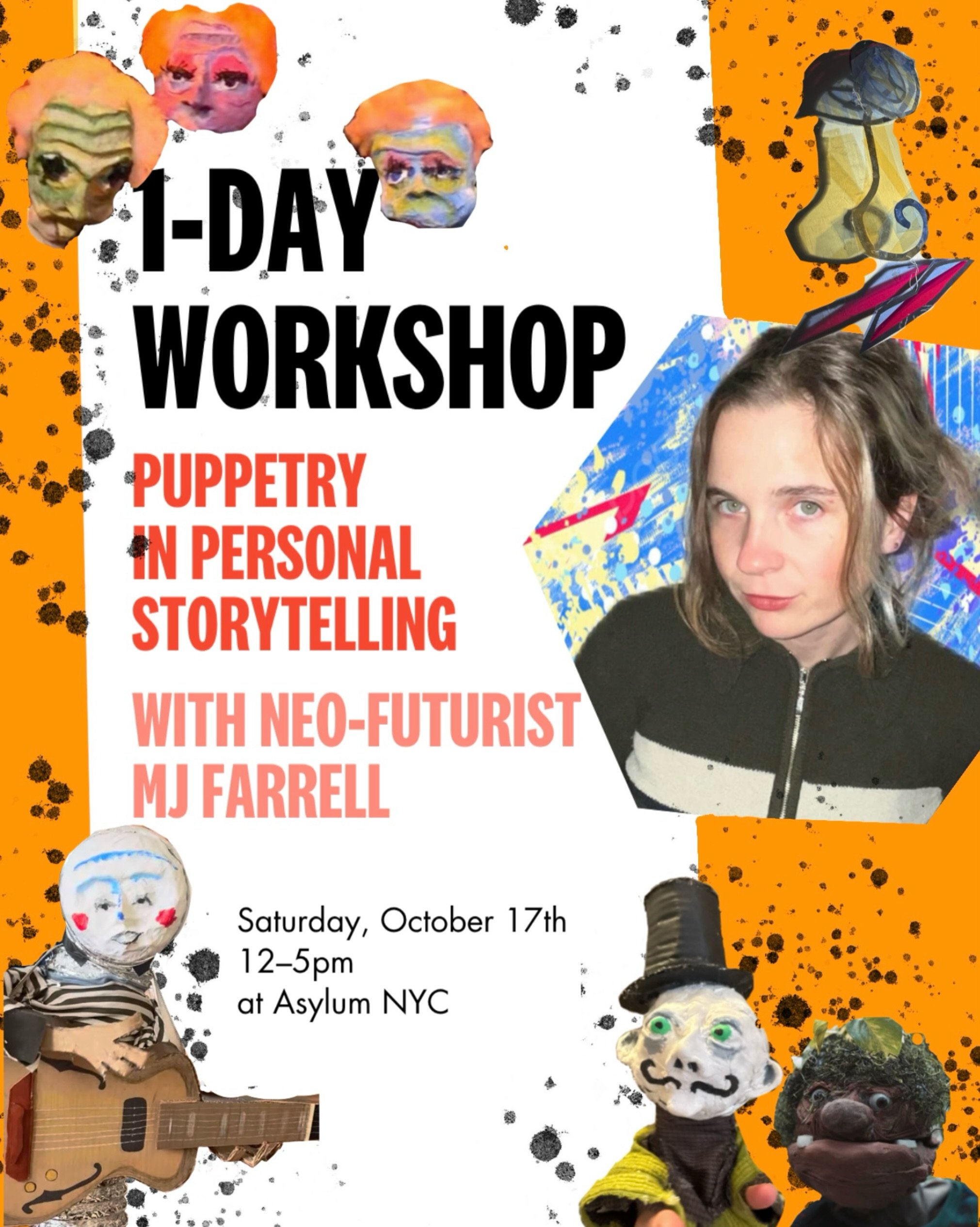 NEW WORKSHOP! Enrollment is now open for PUPPETRY IN PERSONAL STORYTELLING with New York Neo-Futurist @casualperson2!

Ever thought to yourself: Hey, I think it&rsquo;d be cooler if a puppet were here? 1. You are not alone and 2. Come play! Be part o