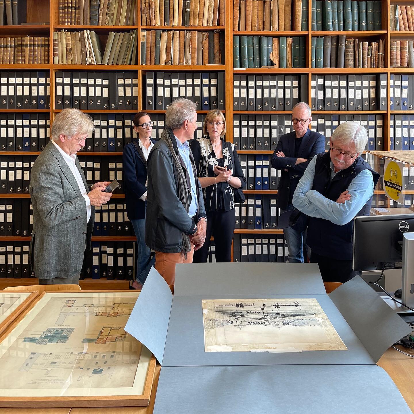 Legendary design is timeless. A private tour of Edwin Lutyens original drawings at the Irish Architectural Archive in Dublin with @lutyens_trust_america. 
.
.
.
#architecturaldelight @michaelimberarchitect @ankiebarnesnew @frantbarnes @stevenrugoarch