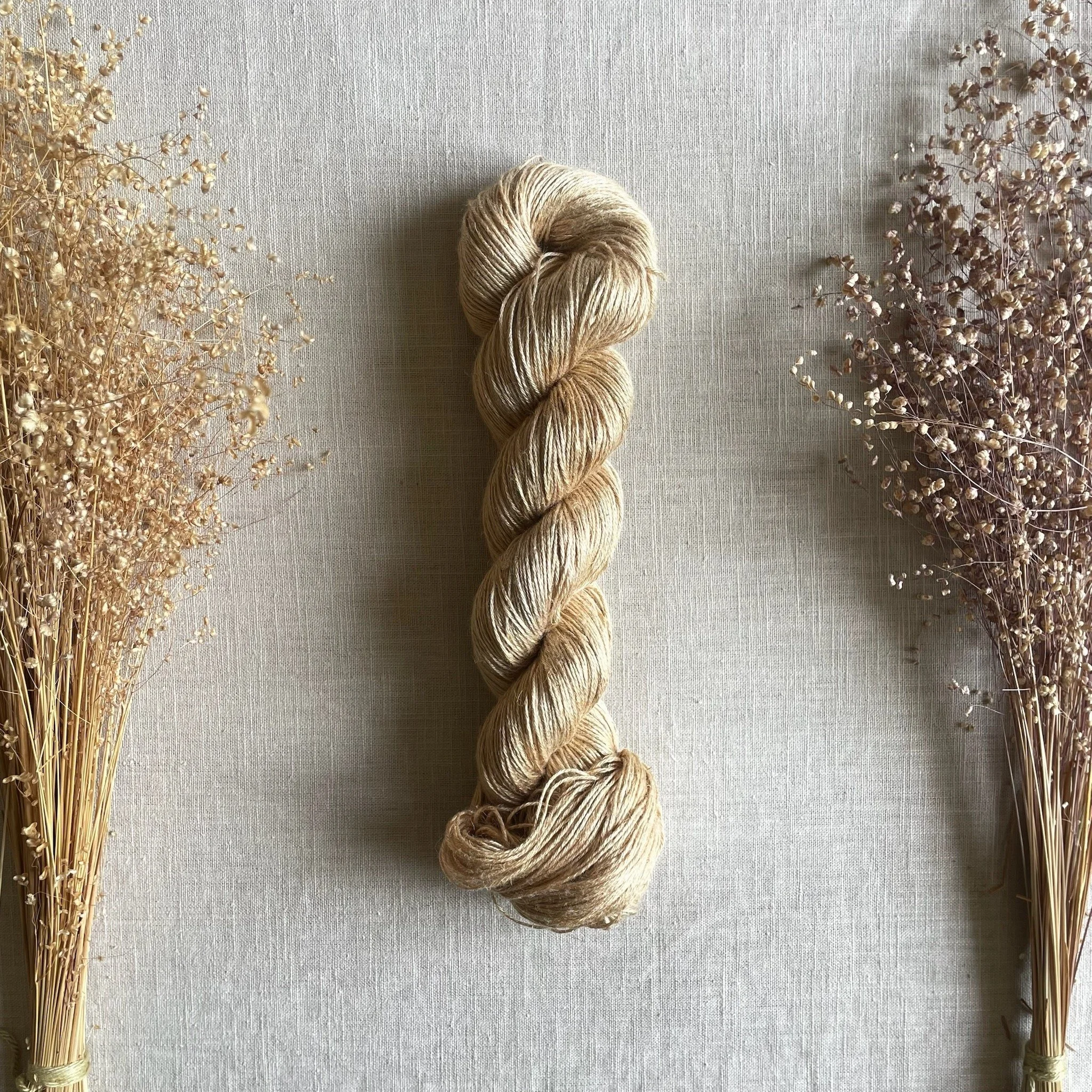 NEW • Wheat Gold • Linen/Bamboo Fingering (NSW)