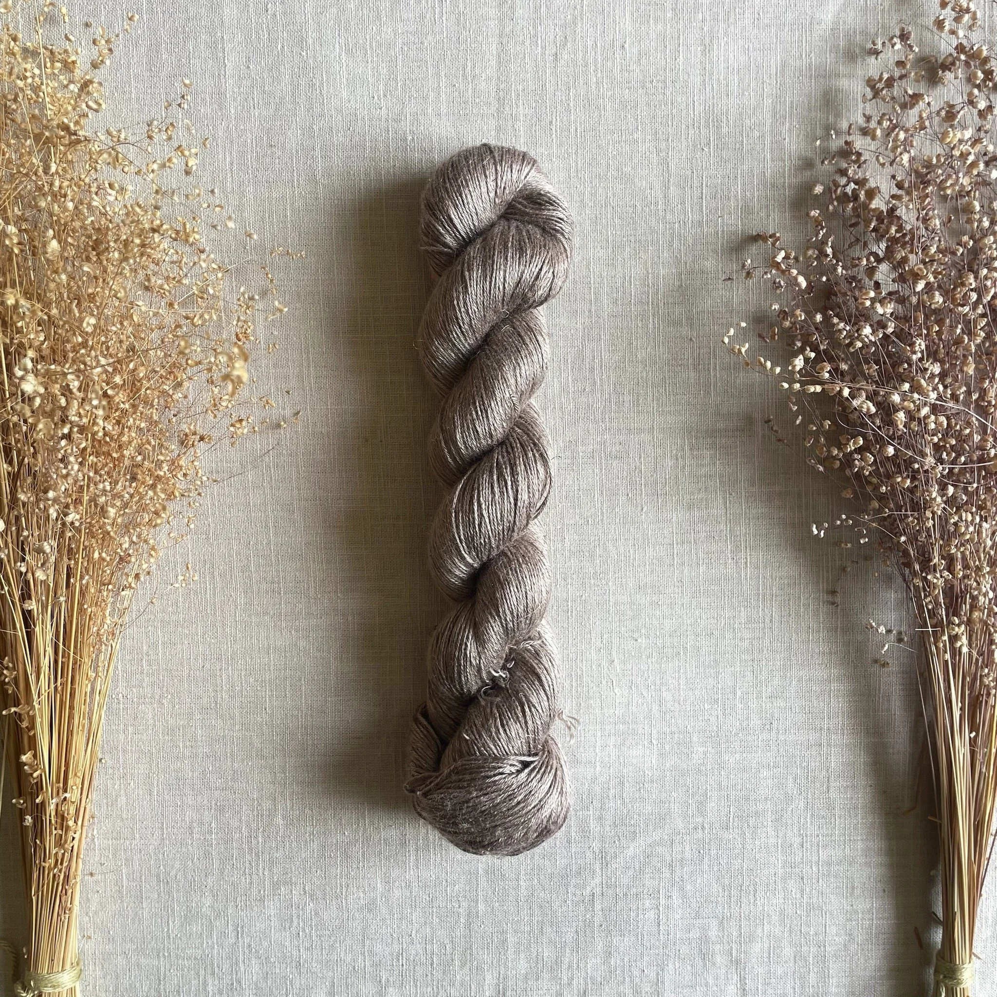 NEW • Frosted Damson • Linen/Bamboo Fingering (NSW)