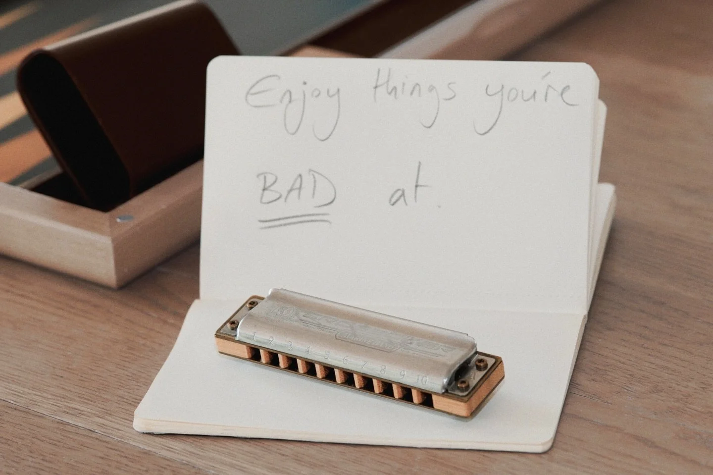 Day 5 of me posting pics of resolutions being kept until I forget: Enjoy things you're bad at.