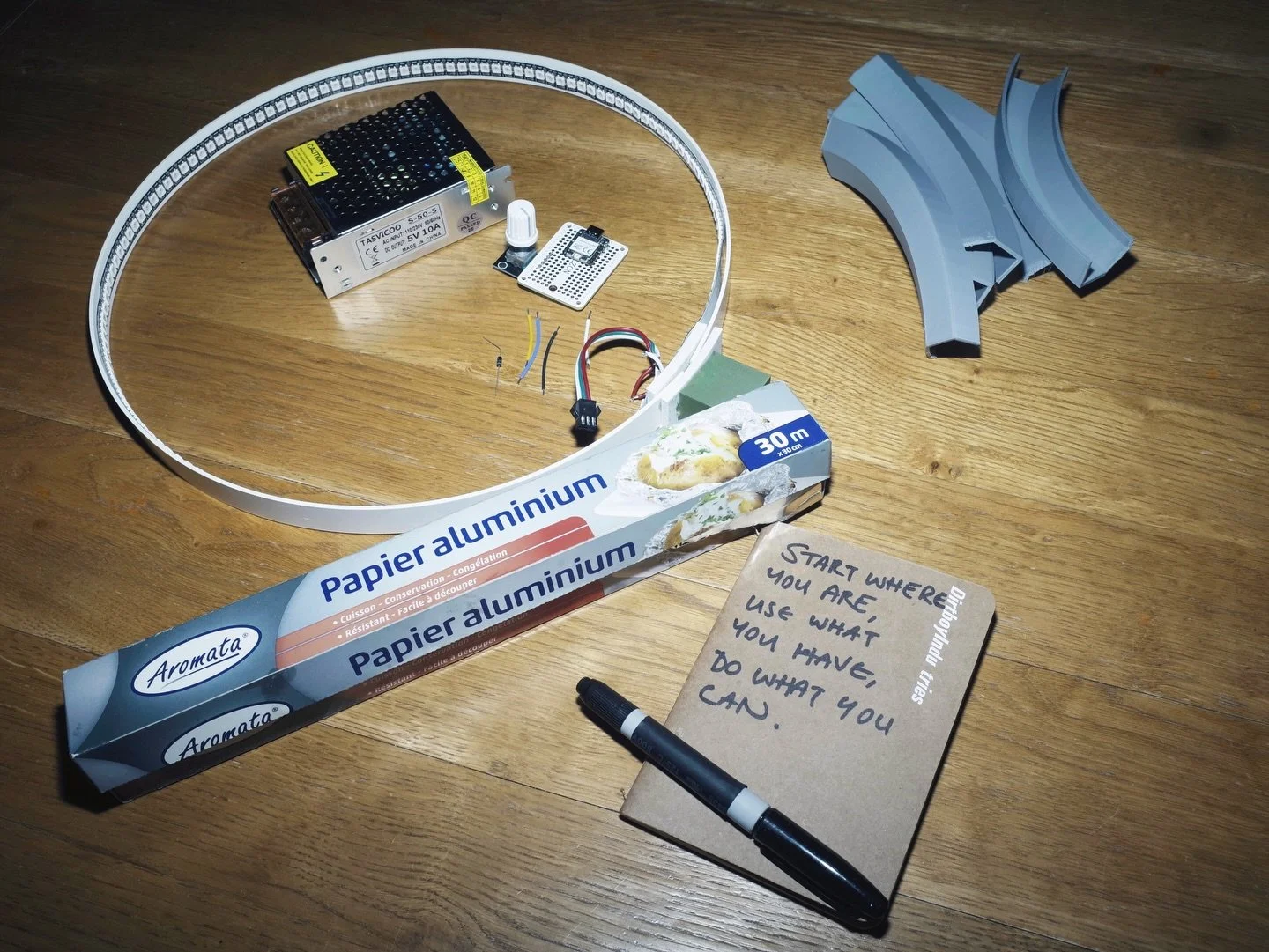 Day 7 of posting me sticking to resolutions until i forget to: Start where you are, use what you have, do what you can