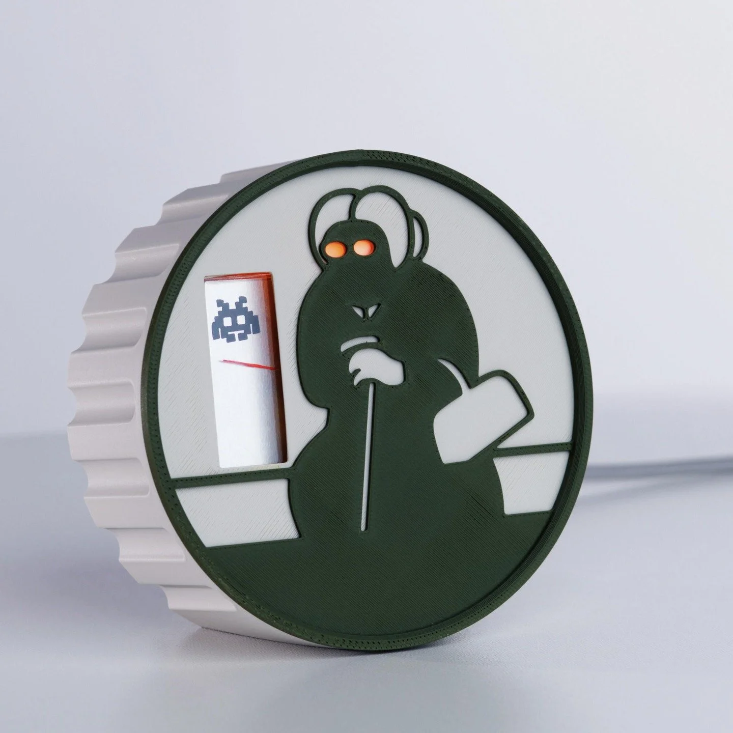 Hildegard: Customisable Computer Vision Detector -https://www.youtube.com/watch?v=5TOP2SJovmY

(Based on a sticker from the trams in Vienna)