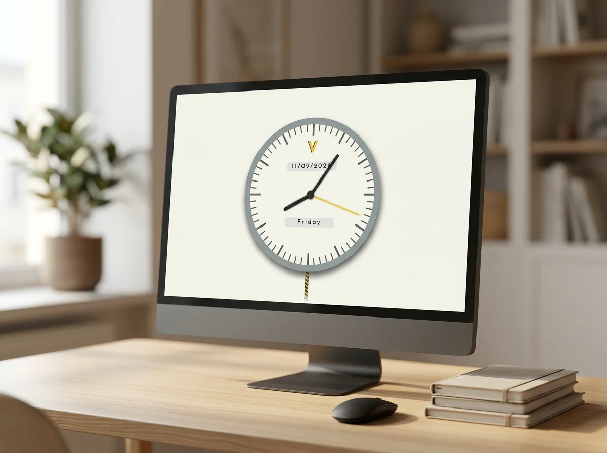 VEEB Desktop Clock