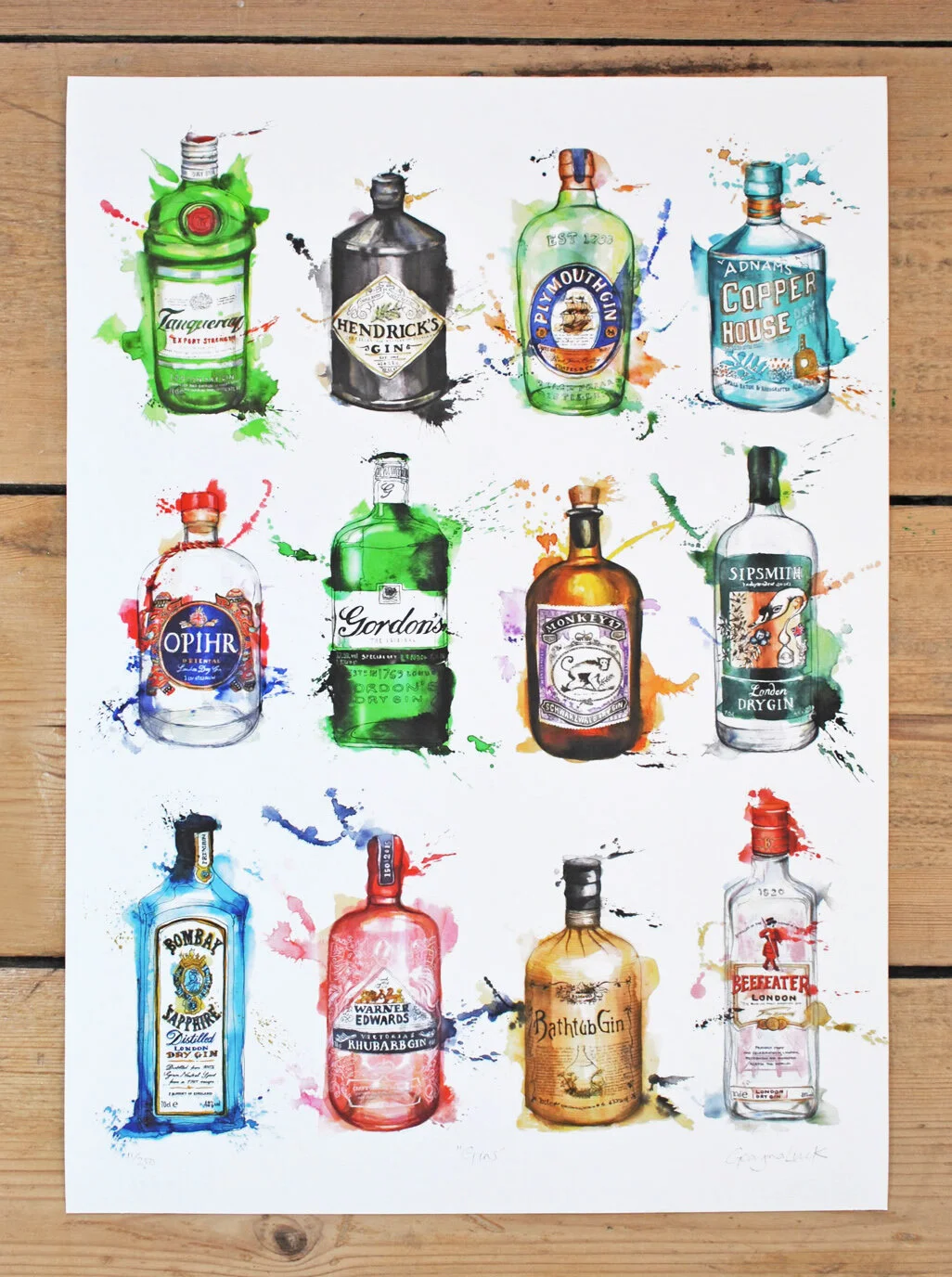gin gift art