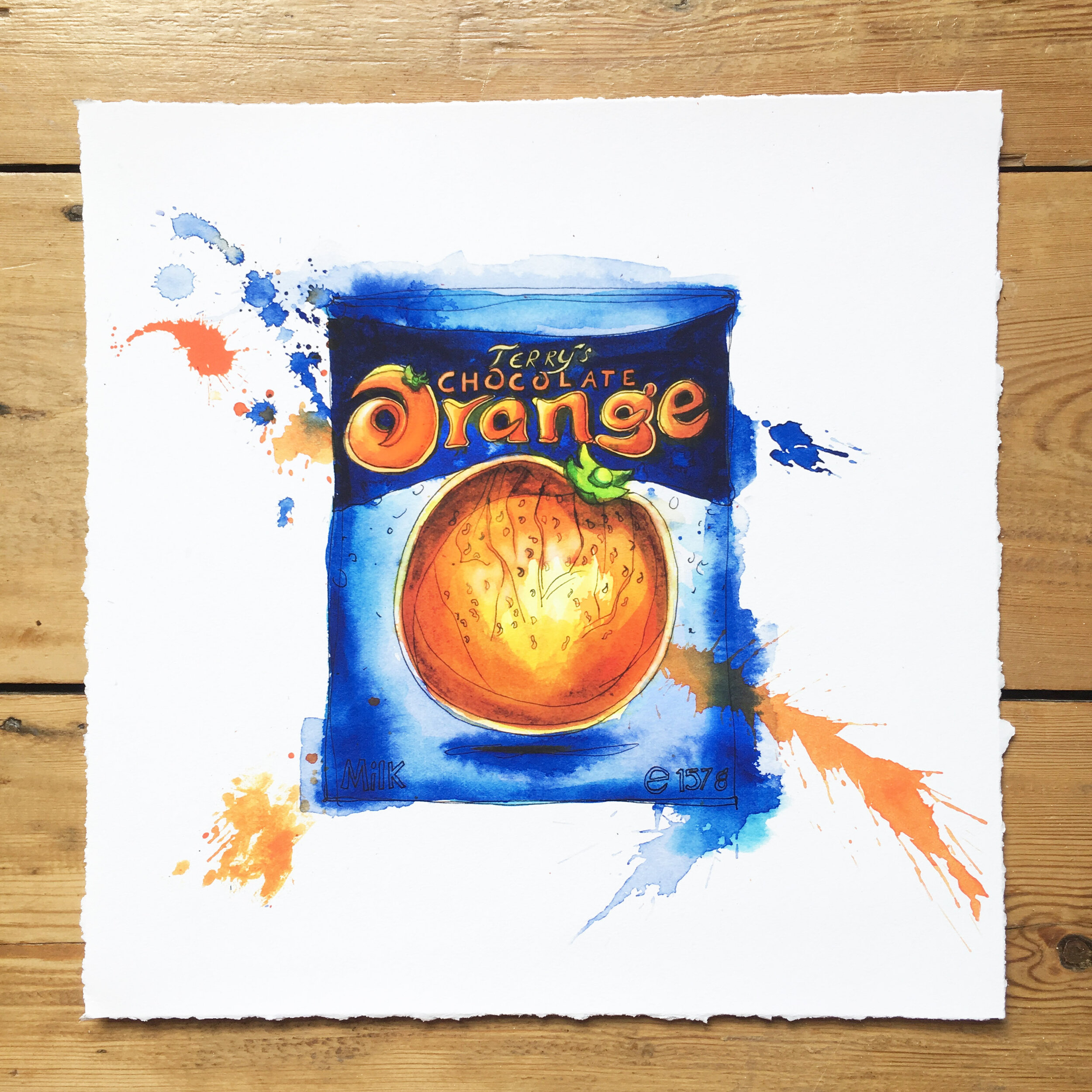 terrys chocolate orange art print