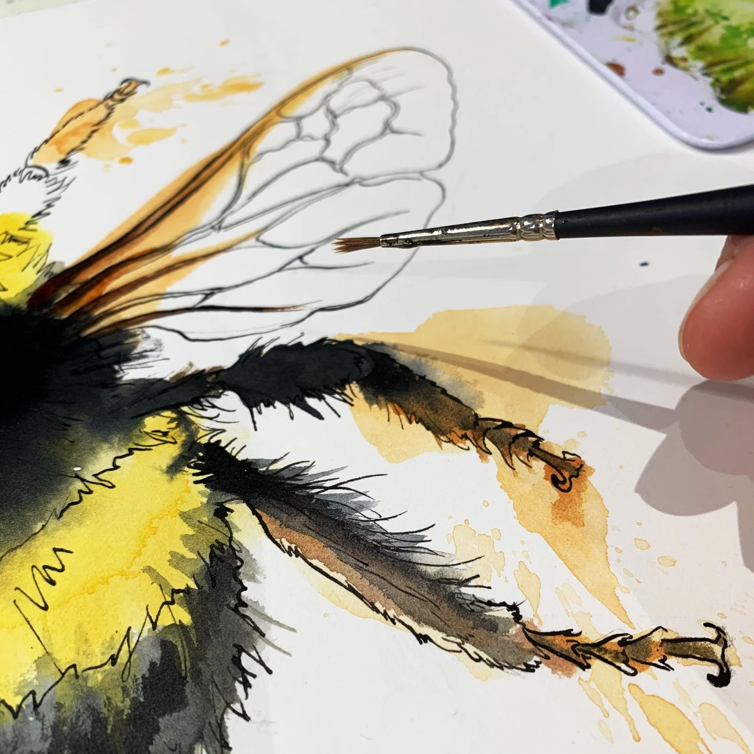 watercolour painting art studio tunbridge wells