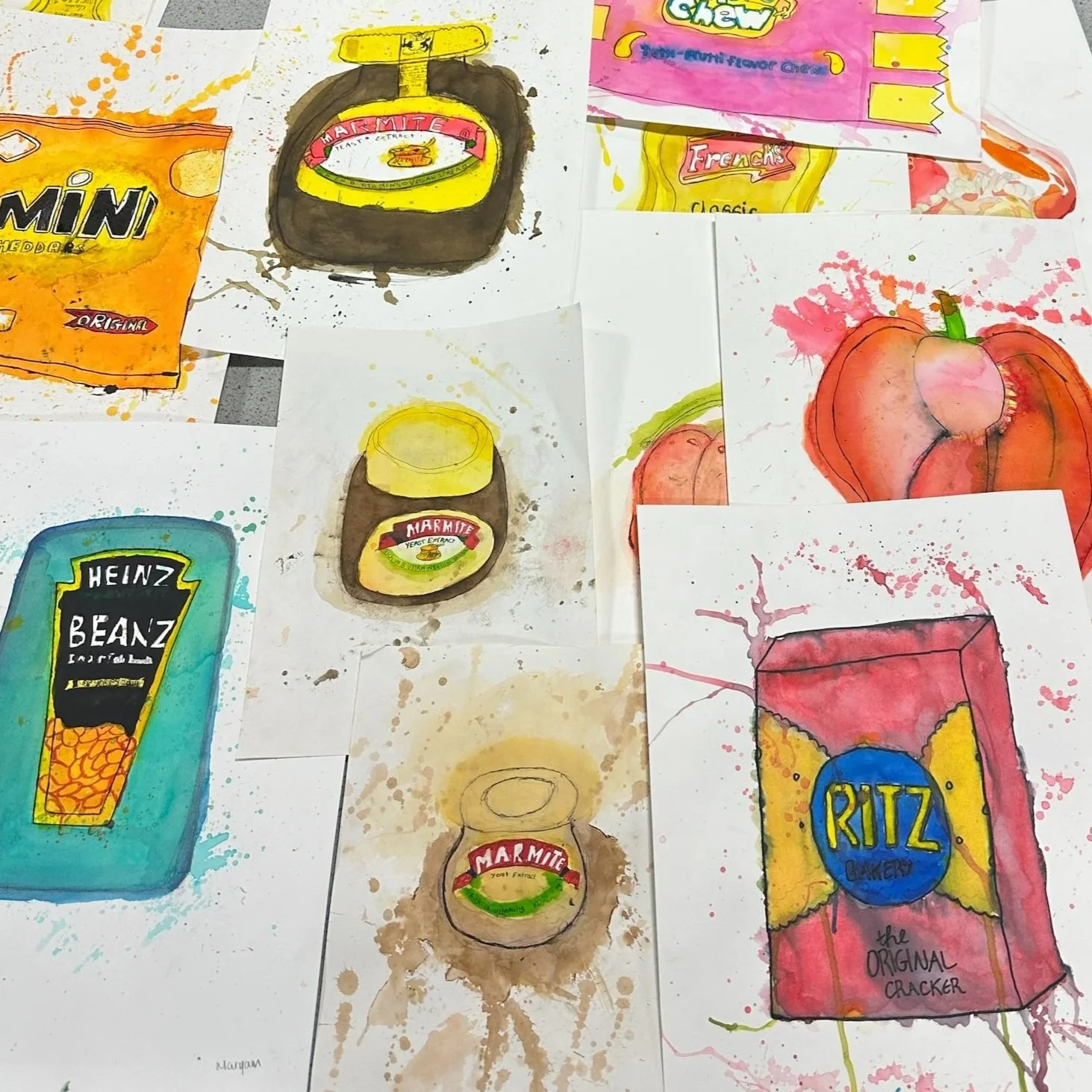 Food and Drink Watercolour workshops