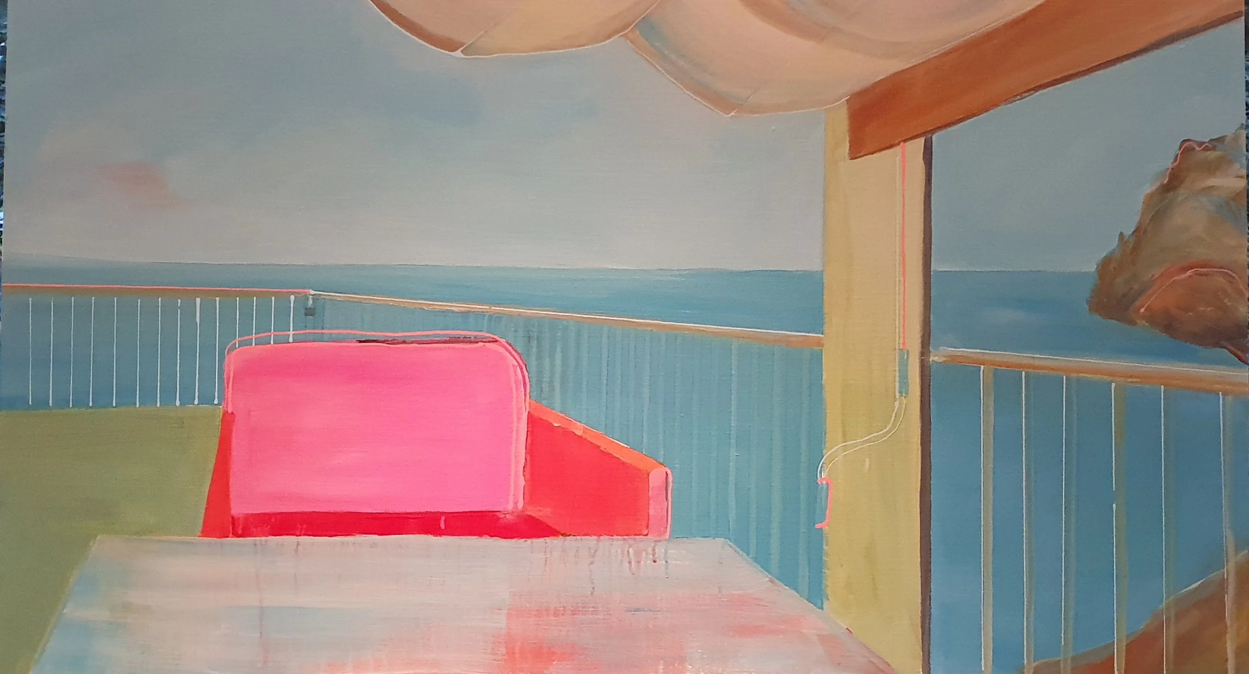 "Uanstrengt utsikt" 70 x 122 cm.