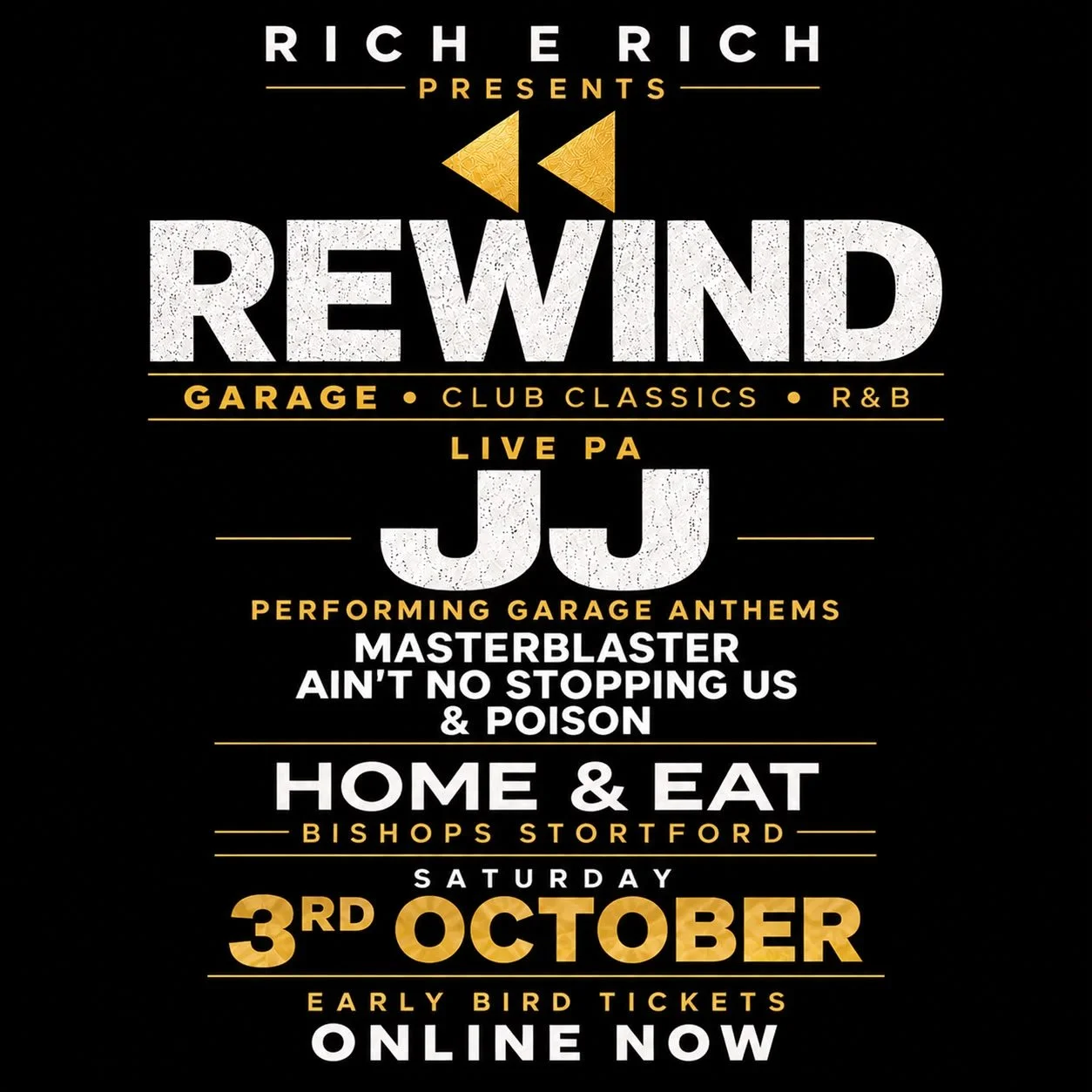 REWIND Garage Night