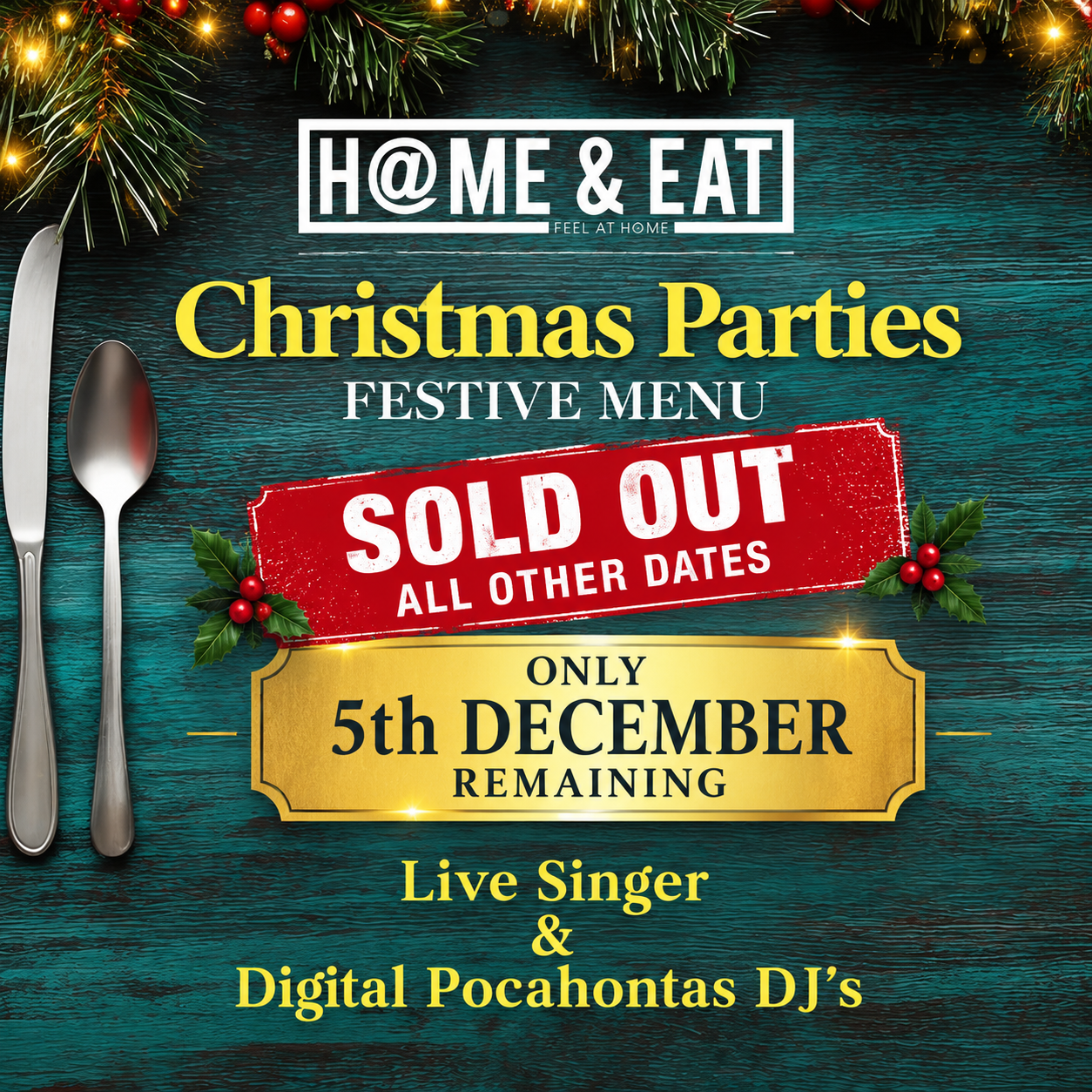 Christmas Party with Festive Menu