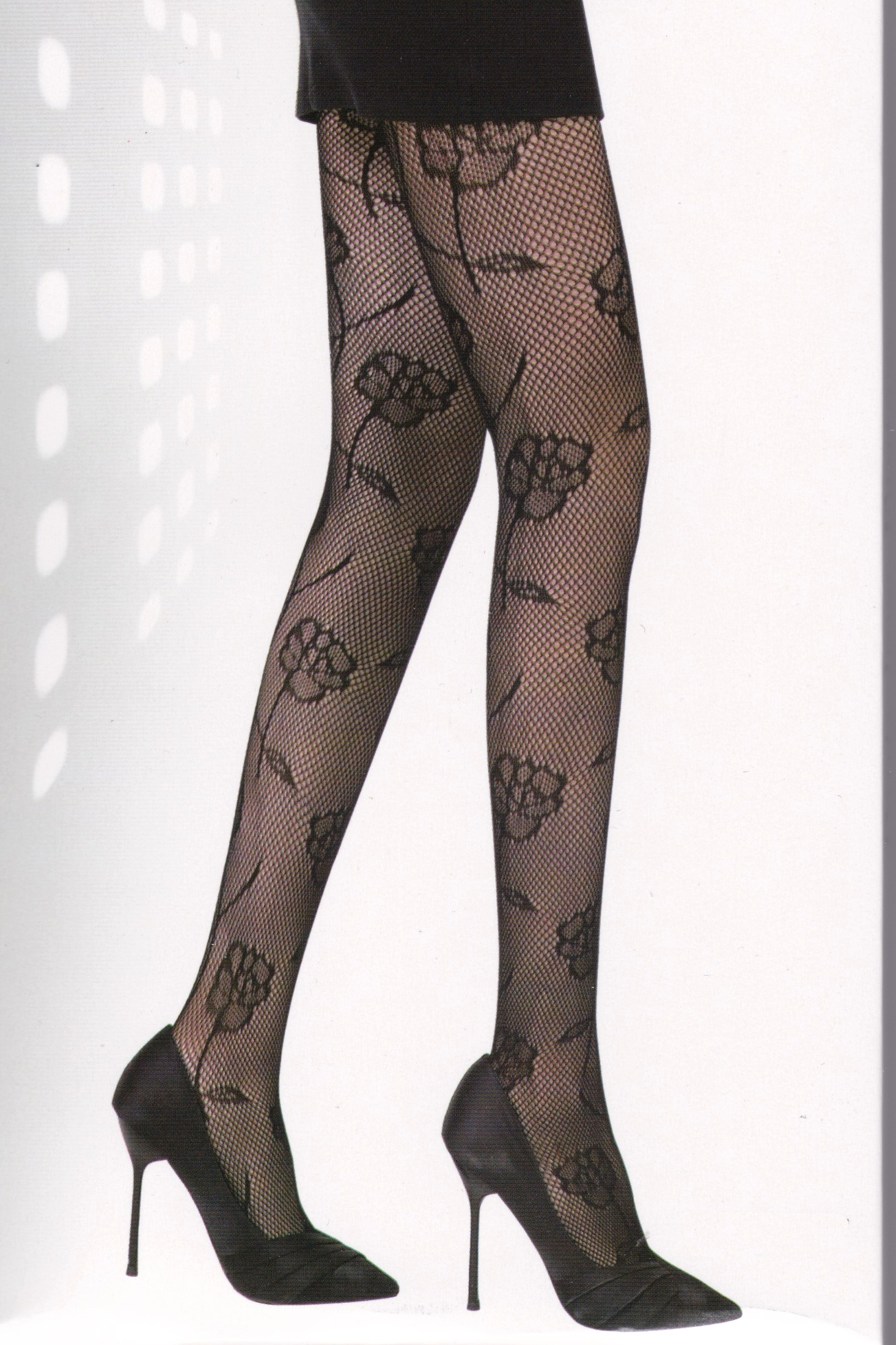 Collants résille grande taille TU 40 au 56 Noir