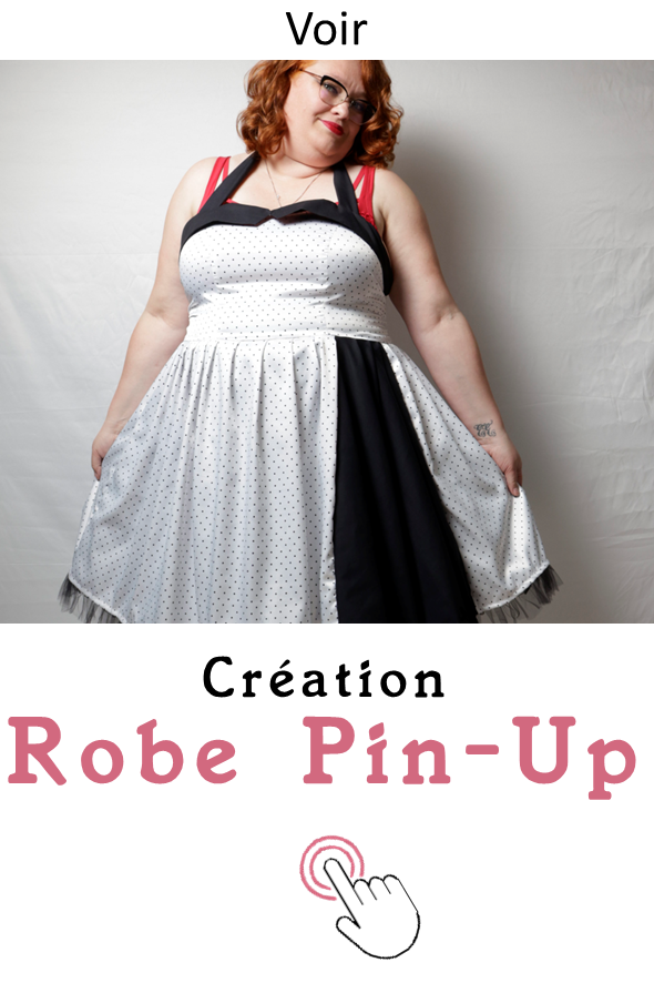 Création sur mesure robe pinup femme grande taille
