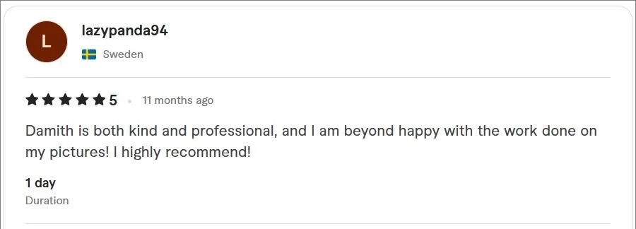 Real client reviews from photographers, travelers, and safari guests who have trusted my wildlife, safari, and nature photo editing services.