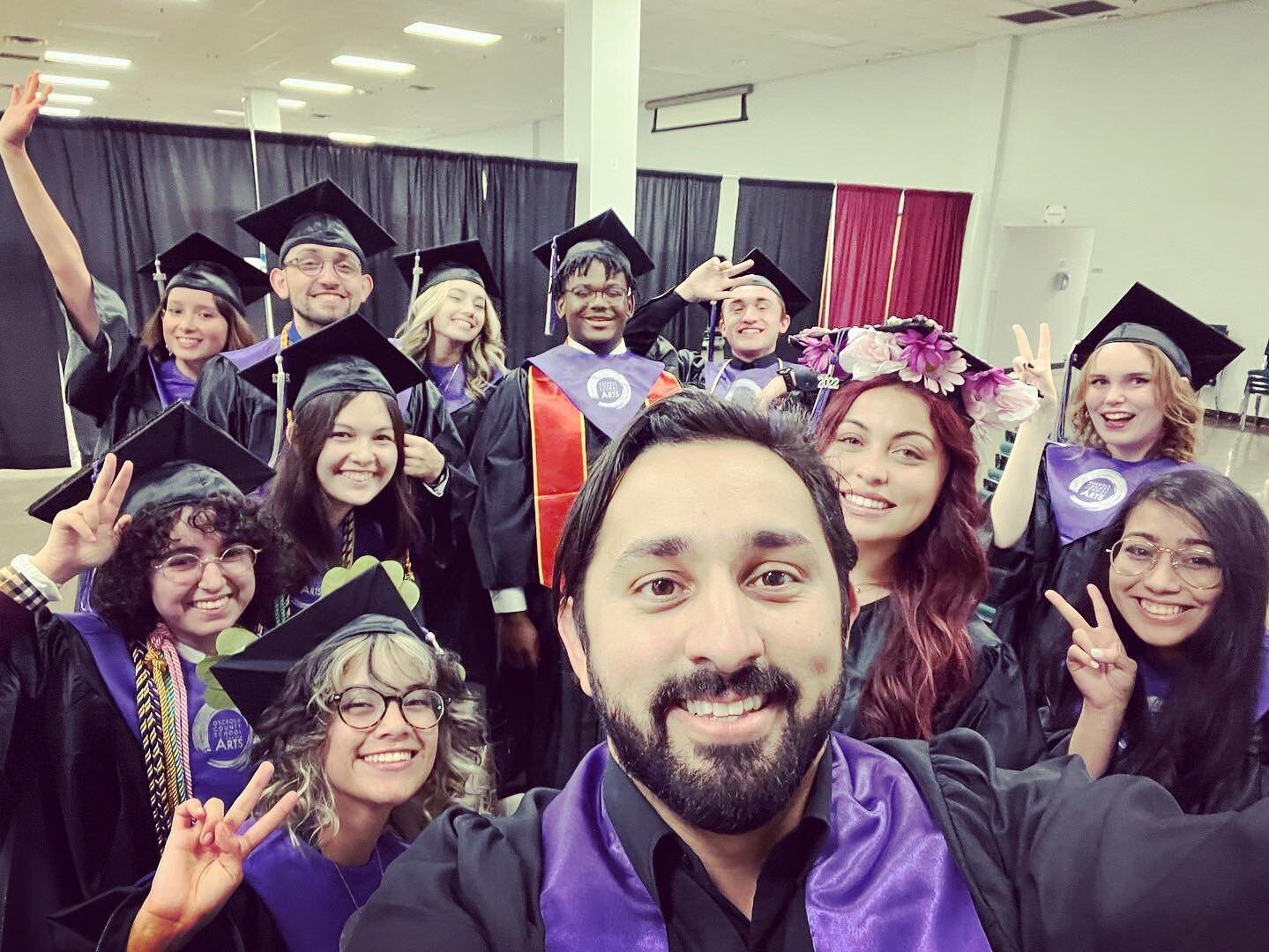 Congratulations to my last batch of OCSA seniors Class of 2022! 🎻 Pleasure creating art and memories with you the last 6 years! 💜 
.
.
.
.
.
.
.
.
.
.
.
#orchestra #maestro #conductor #strings #wind  #violin #viola #cello #bass #percussion #musiced