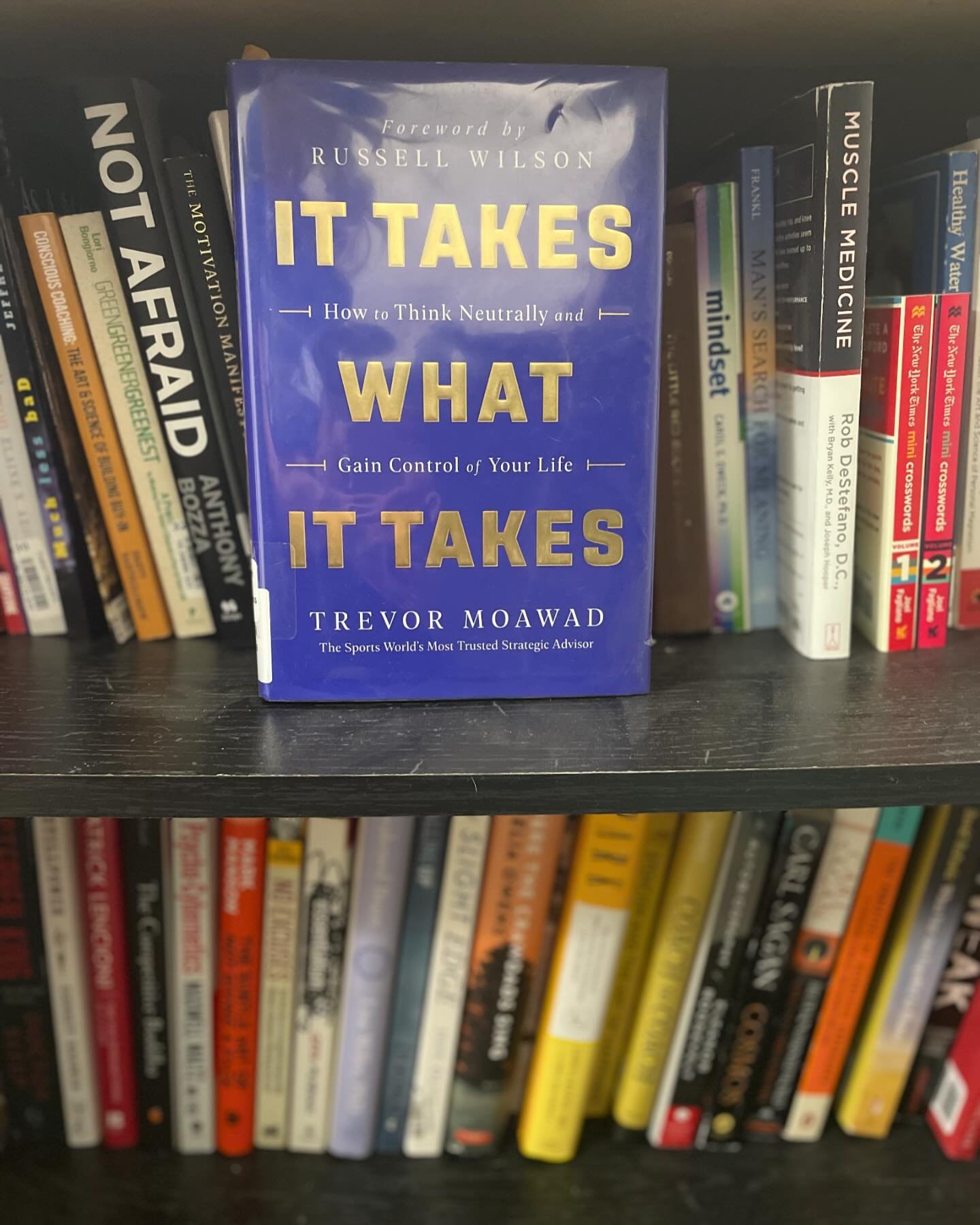 BOM! #bookofthemonth #firstofthemonth (i know it&rsquo;s may 2nd) #may

It Takes What It Takes by @trevormoawad 

This book has already helped me help my athletes even more with their mindset. And my own. 
🧠
The pros and the elite train their mindse