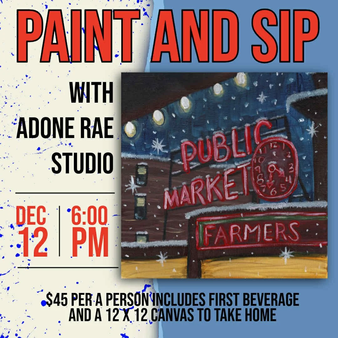 Paint &amp; Sip at lucky envelope brewing