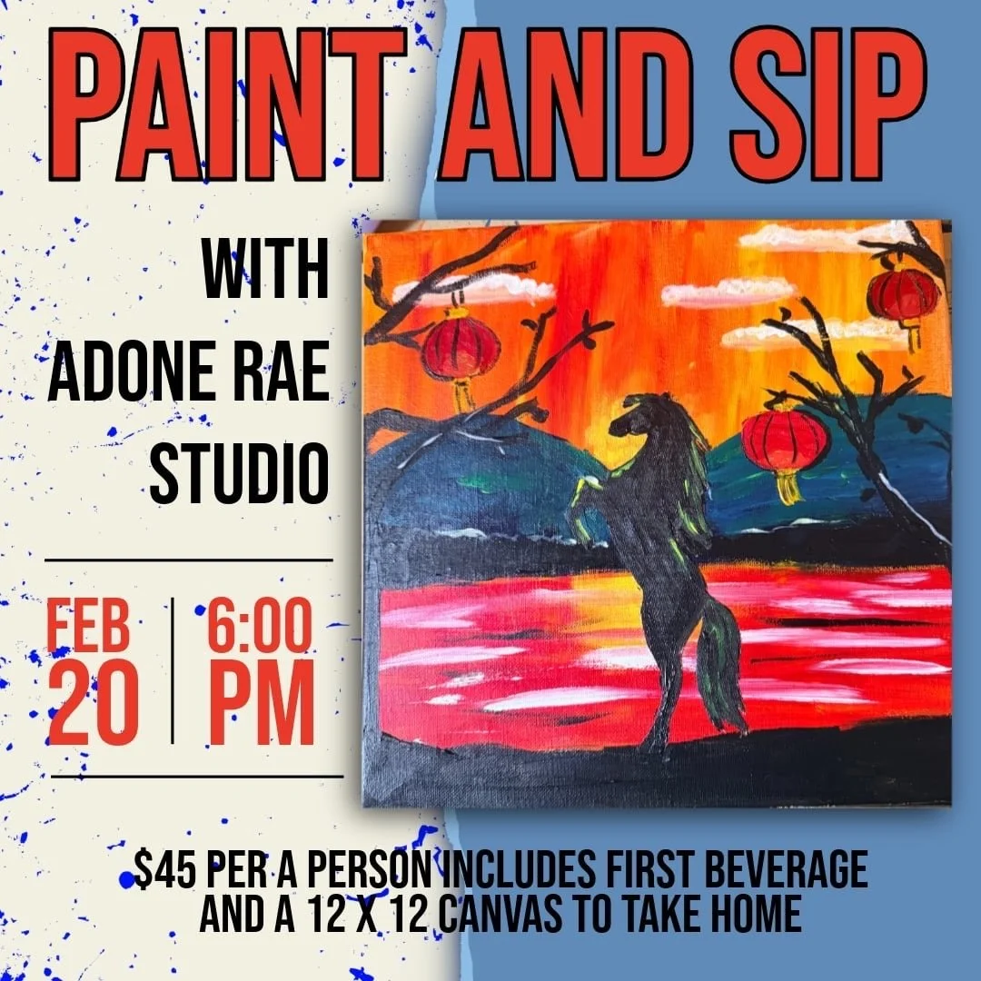 Lunar New Year Paint &amp; Sip