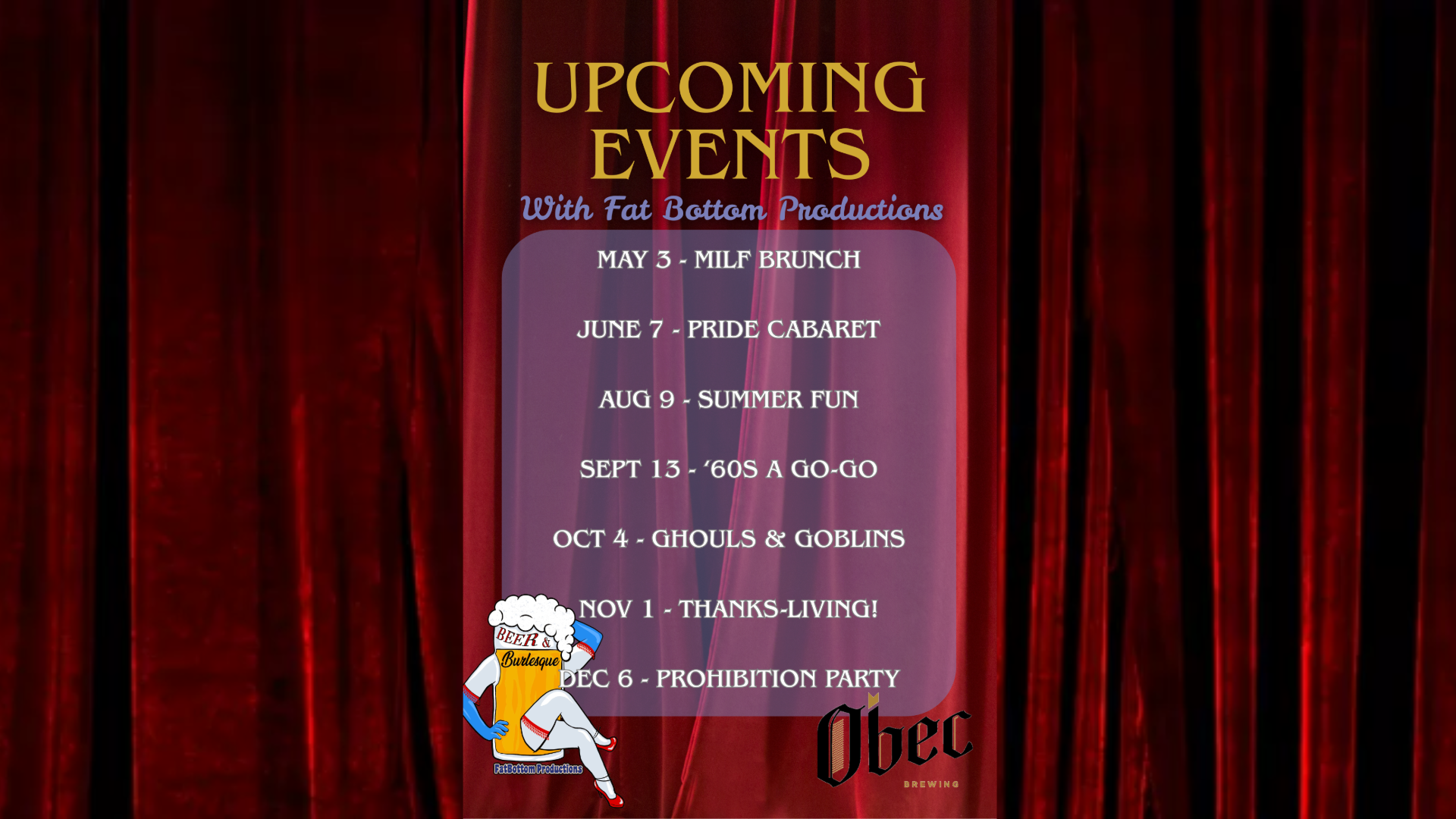 Summer fun: Drag &amp; Burlesque Cabaret