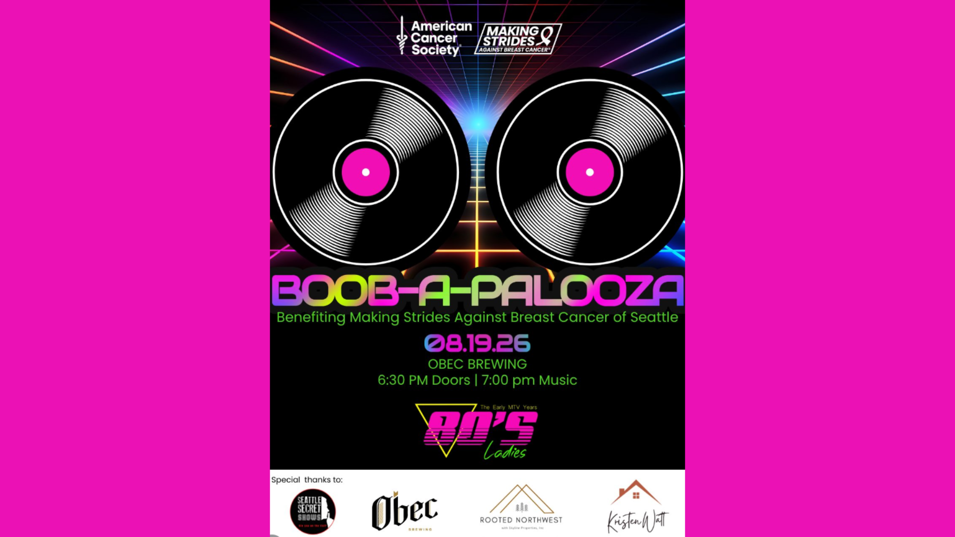 Boob-a-Palooza at Obec 