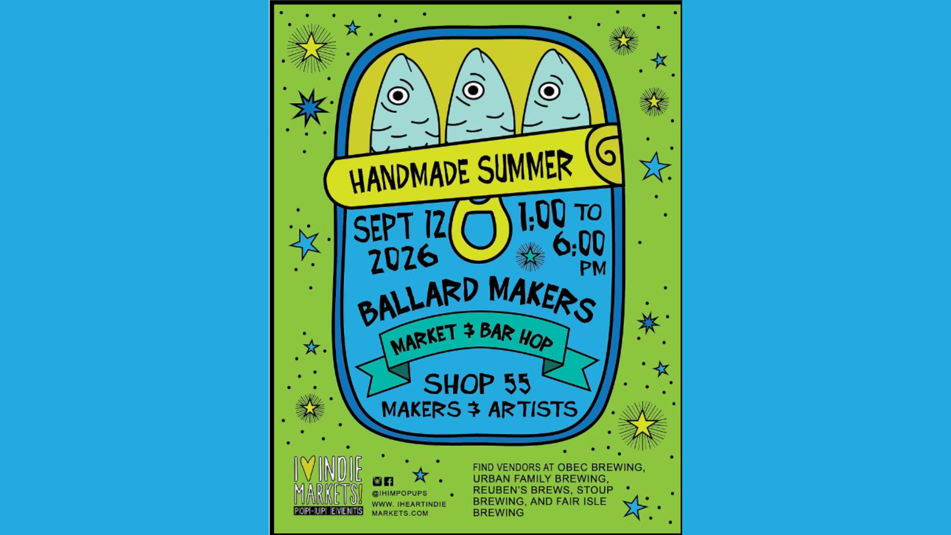 Ballard Makers Market &amp; Bar Hop