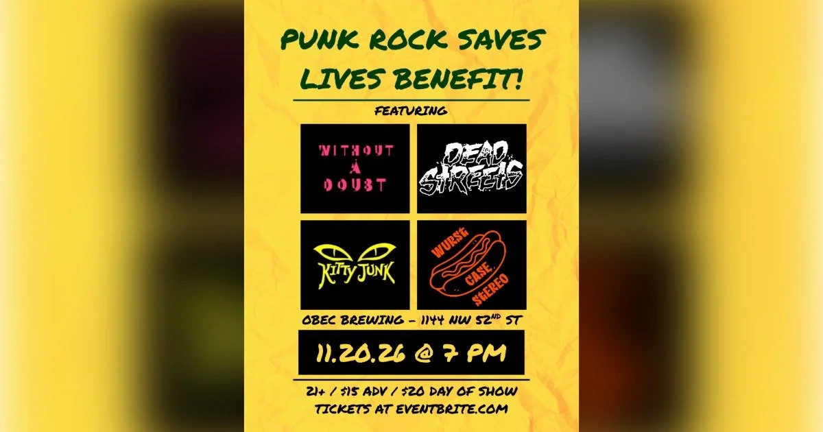Punk Rock Saves Lives Benefit Show