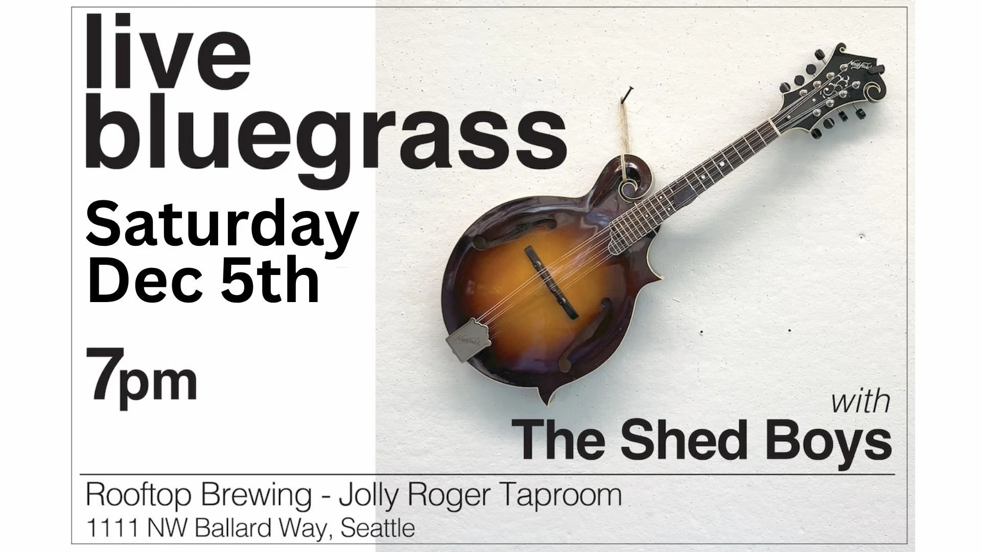 Live Music / The Shed Boys