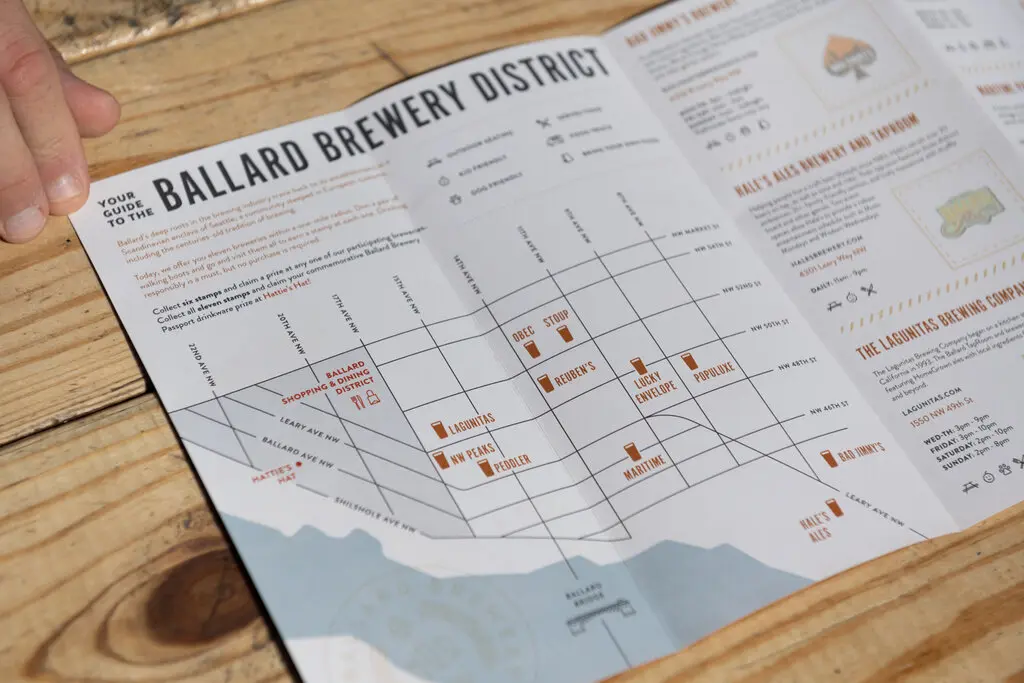 Ballard Brewery District Map