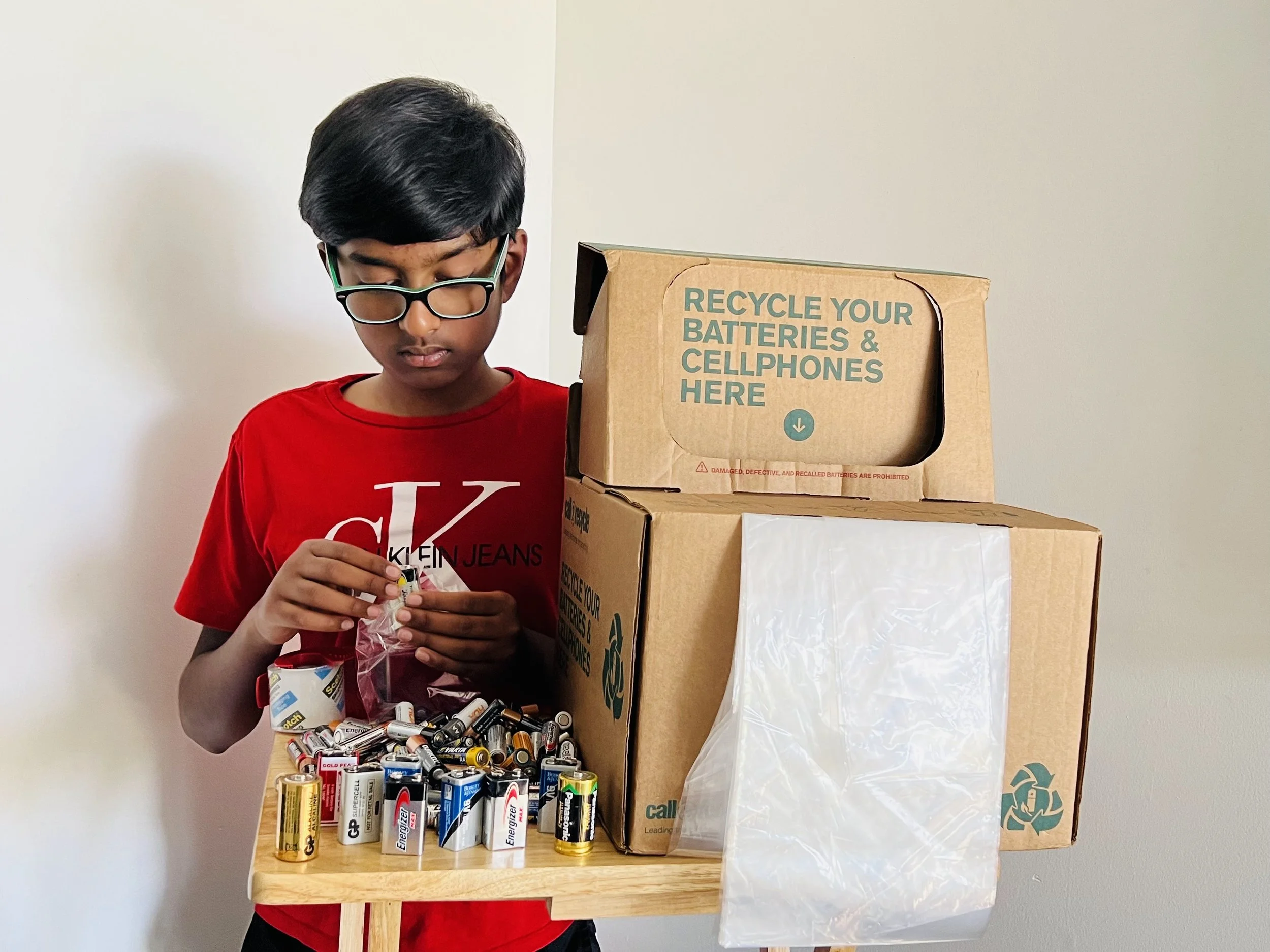 14-year-old Sri Nihal Tammana has recycled hundreds of thousands of batteries.