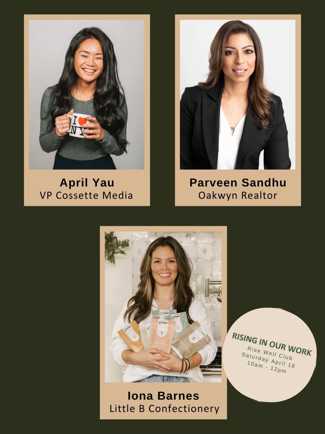 🌟 If you&rsquo;ve ever felt like you&rsquo;re in the middle of a career plot twist... this one&rsquo;s for you.

Rising In Our Work is a morning made for honest conversations about navigating career pivots, owning your worth, and redefining what suc