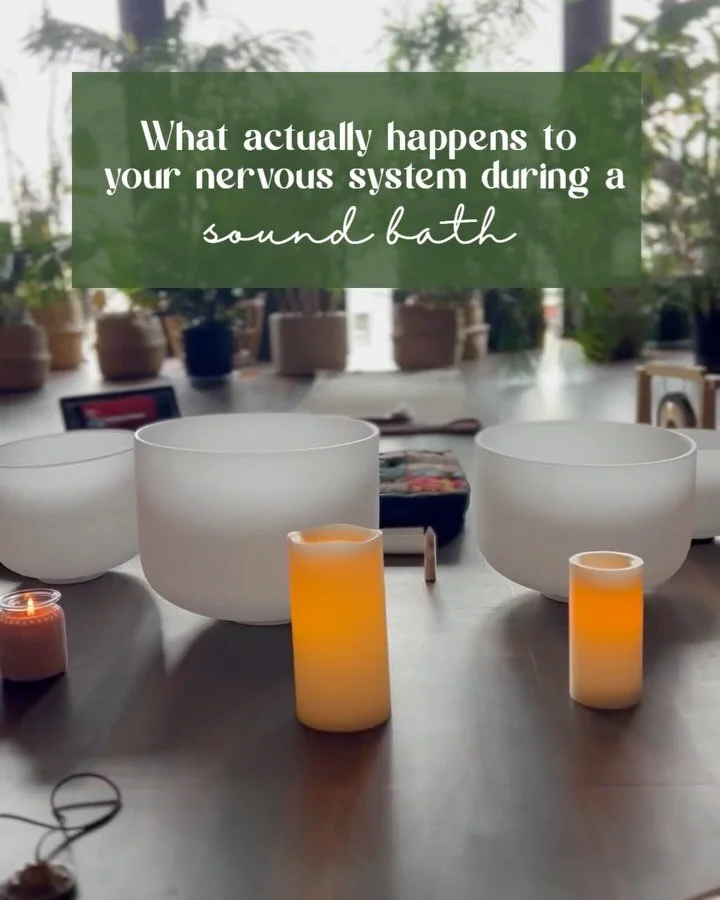 People often tell me after a sound bath that they didn&rsquo;t realize how tense they were until they finally let go. That&rsquo;s your nervous system doing what it was always capable of &mdash; you just gave it the space. This is why I do this 🌿

▫