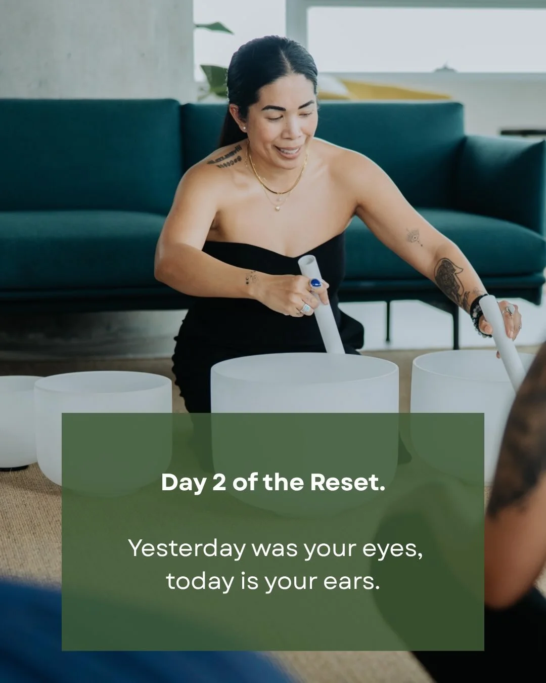 If you missed day 1, jump into today. Welcome to day 2 of the 5-day reset for your nervous system.

This free 30-second habit talks directly to your nervous system. No equipment, no app, just your own voice. 

Swipe through for the how-to (it&rsquo;s