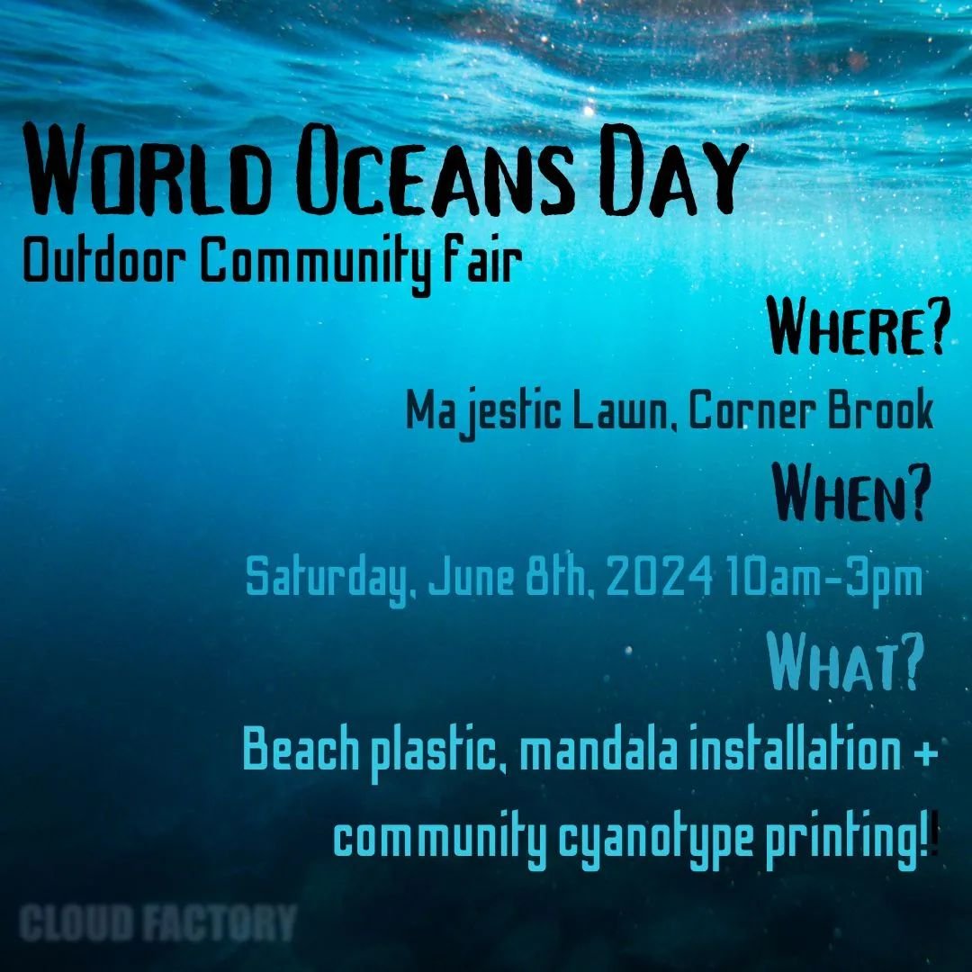Hey folks! This Saturday were participating in the Oceans Day outdoor community fair!

We'll be taking part by using the collected beach plastic from Gather, Rinse, Repeat to create a mandala installation and do some community cyanotype printing! We'