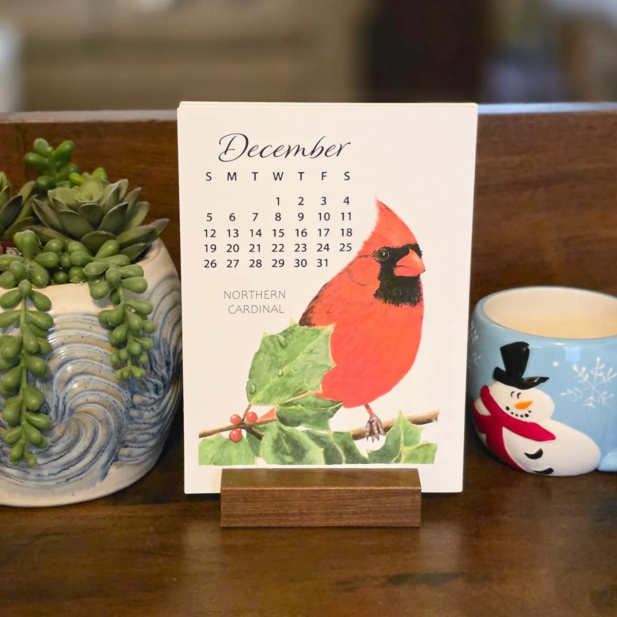 Watercolor-Backyard-Birds-Desk-Calendar-Walnut-Holder-December-MamaDuck-Art-Beth-Smith.jpg