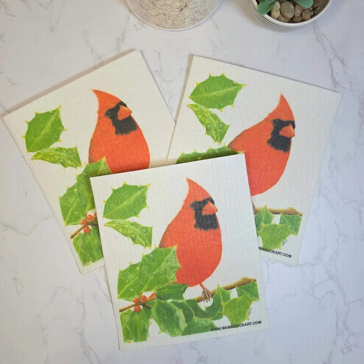 Watercolor-Cardinal-3-Pack-Swedish-Dishcloths-Counter-MamaDuck-Art-Beth-Smith.jpg