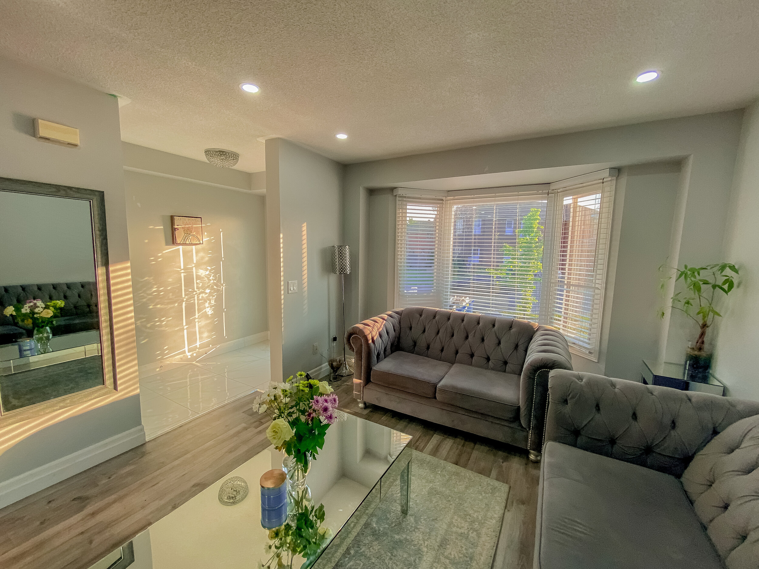 Remodeled living space on the main floor