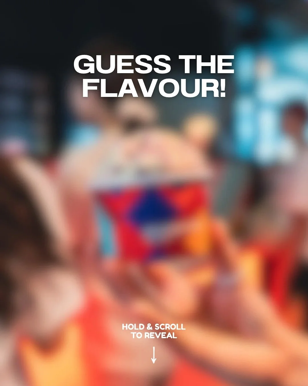 Hold and scroll to reveal the flavour 👀🍦