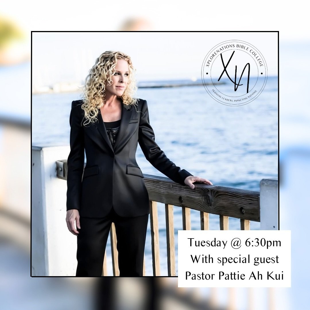 We are so honored to have special guest Pastor Pattie Ah Kui with us TOMORROW, Tuesday night at 6:30pm! Can&rsquo;t wait to see you there! Come expecting! 🙌🏻