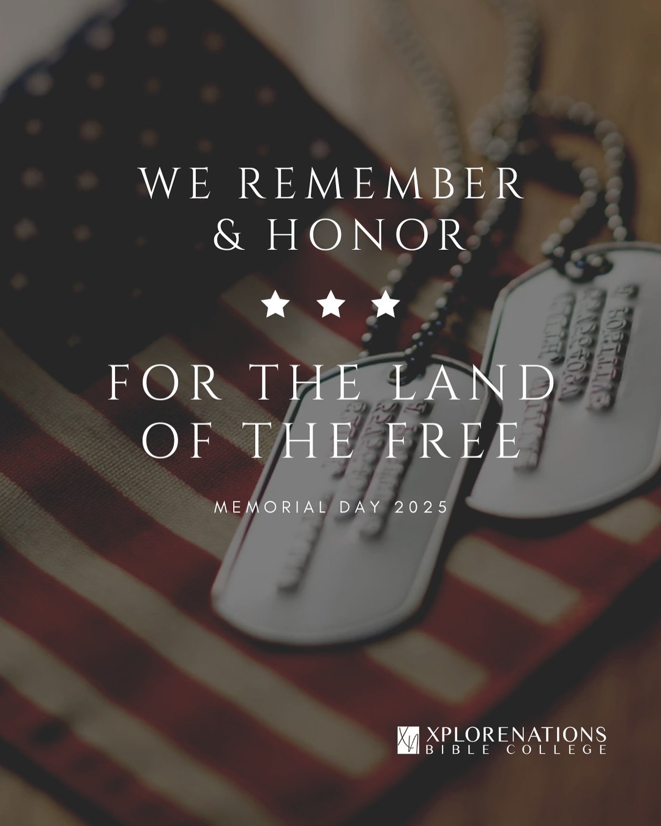 We know that freedom isn&rsquo;t free. Today we honor and remember all those that gave it all so we can live in this great nation. Thank you!
