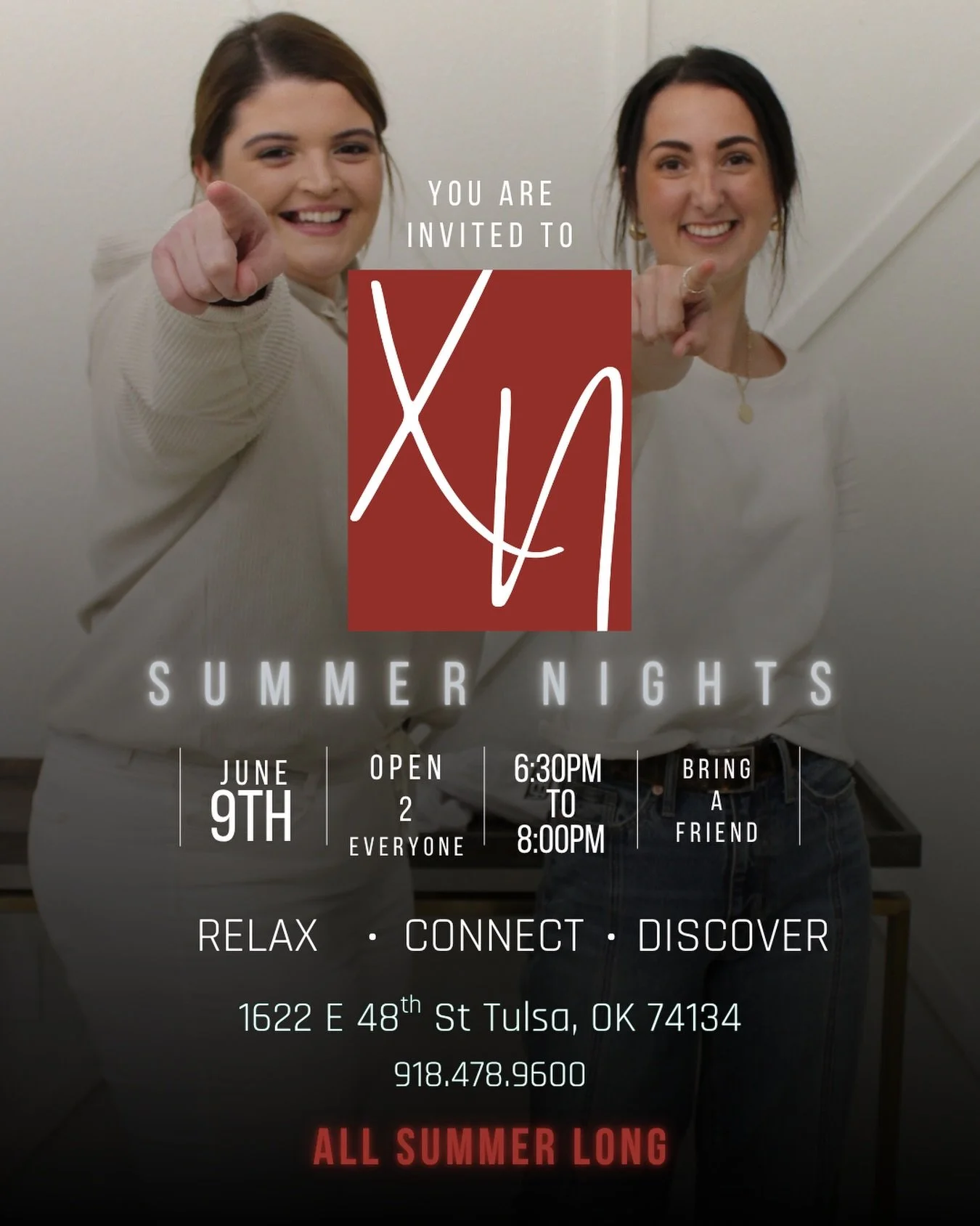 XN Summer Nights is a relaxed evening designed to help you connect, grow, and belong. Join us for an appetizer, meet other XNBC Students, we will do a short Bible study, and you will have an opportunity to learn more about XNBC. Whether you&rsquo;re 